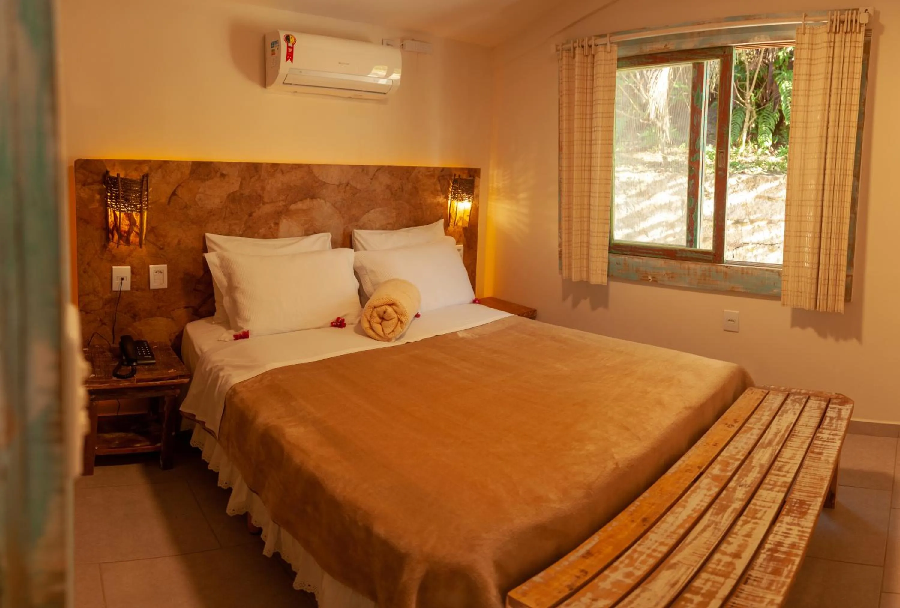 Bed in Fazenda do Rosa