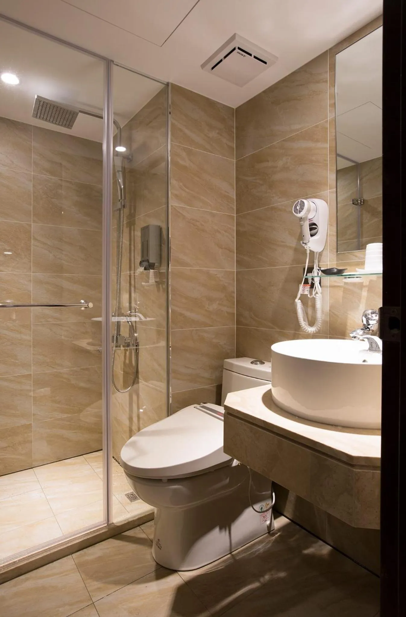 Bathroom in Noble Hotel