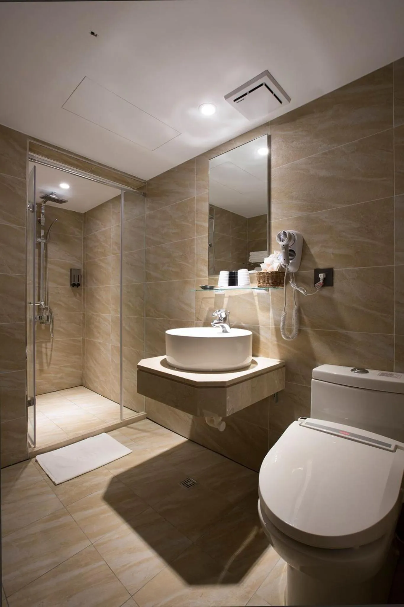 Bathroom in Noble Hotel