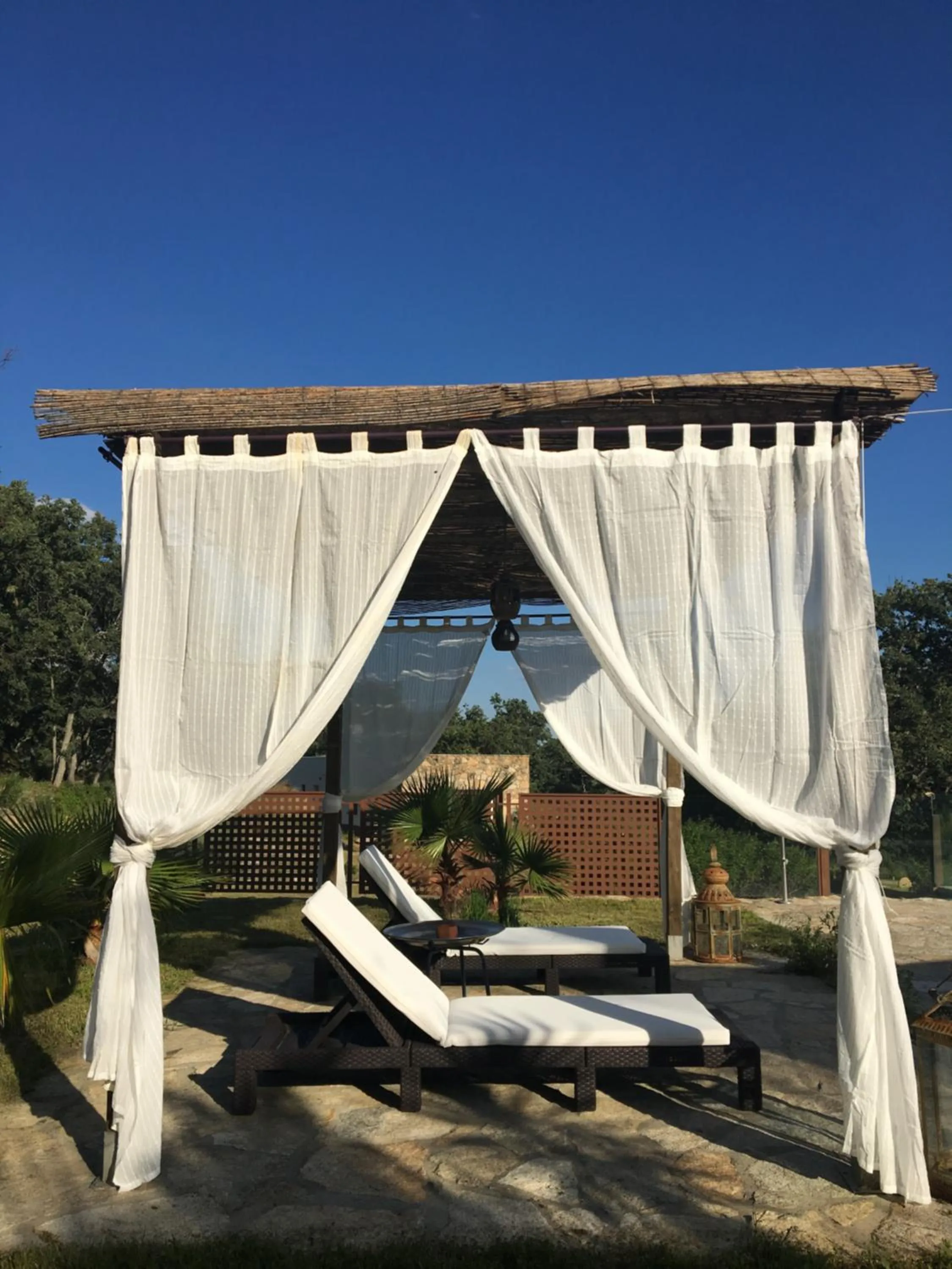 Pool view in El Sosiego