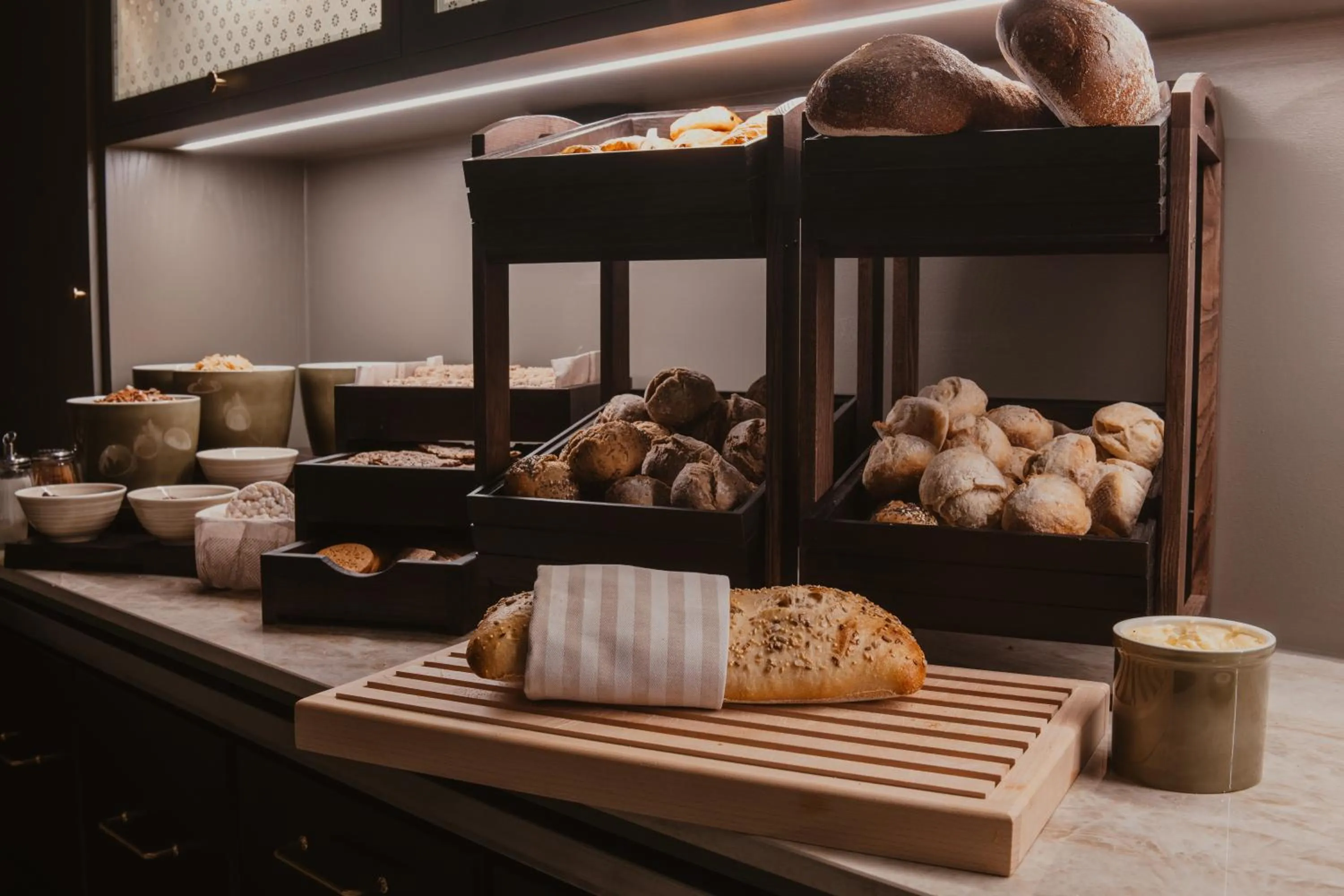 Buffet breakfast in Home Hotel Baltzar