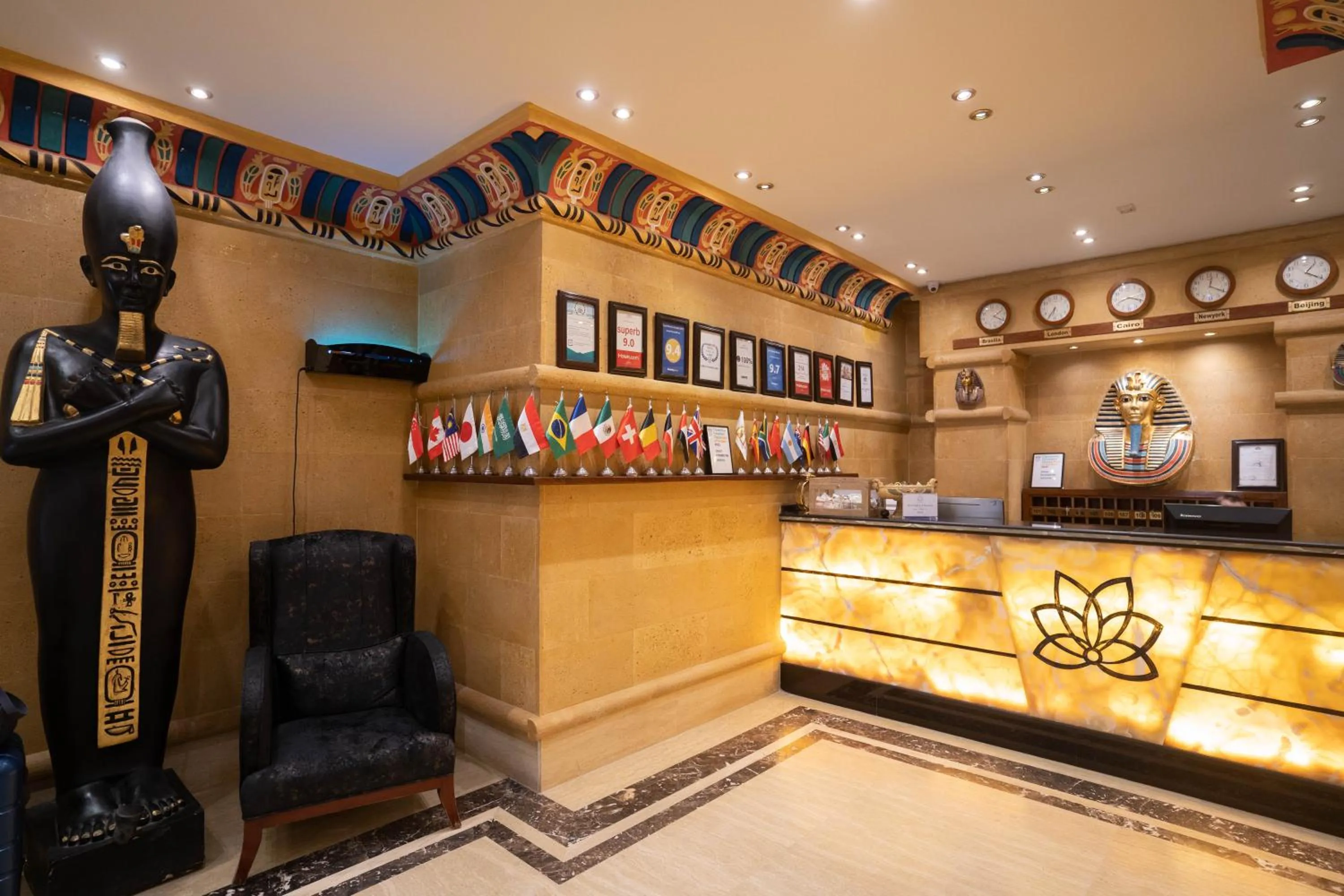 Property building in Great Pyramid Inn