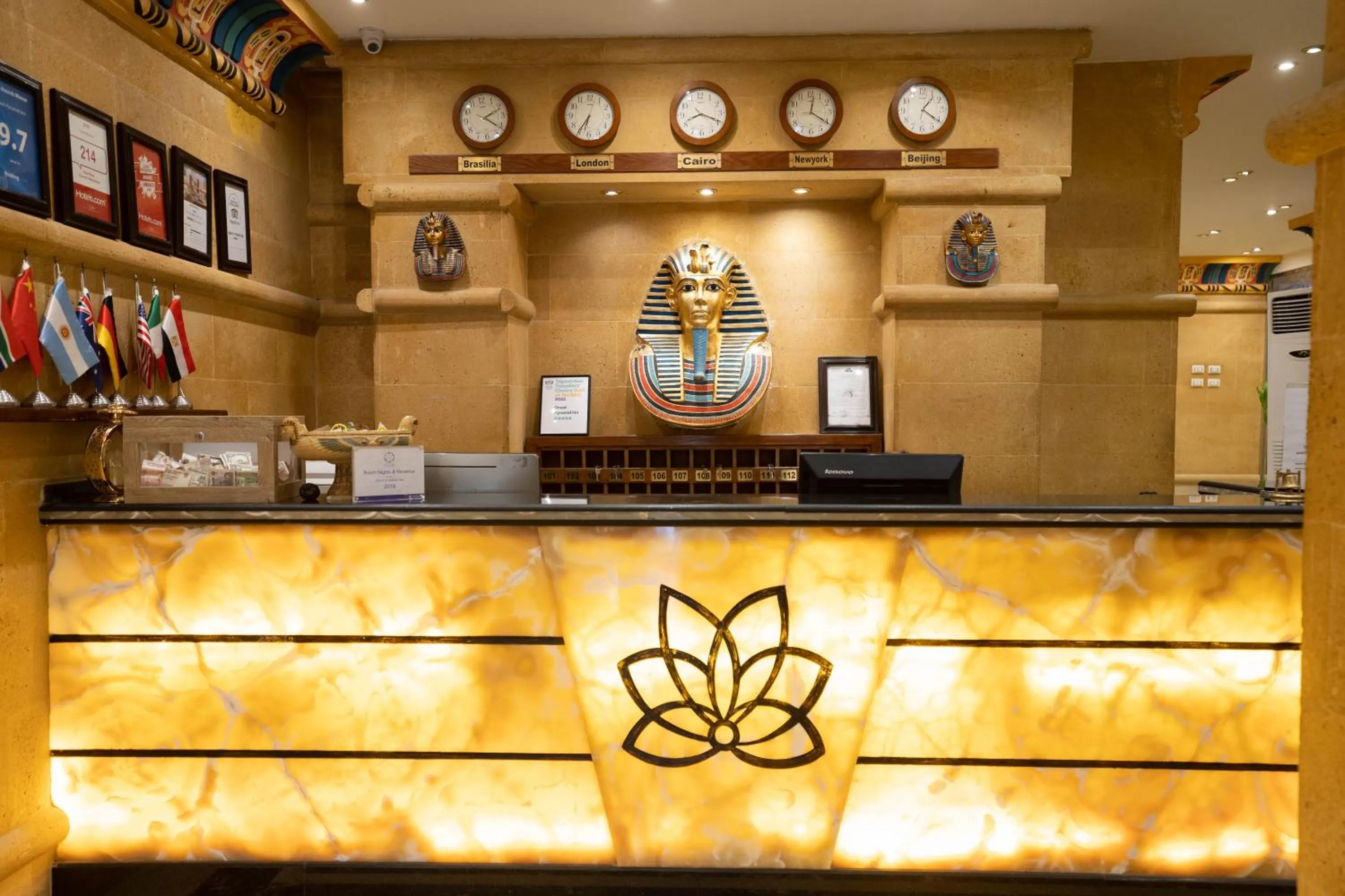 Property building in Great Pyramid Inn