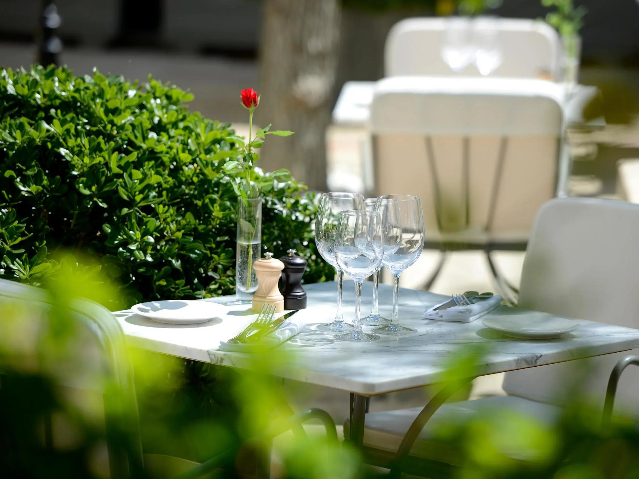 Dining area in Grand Hôtel Henri - Teritoria