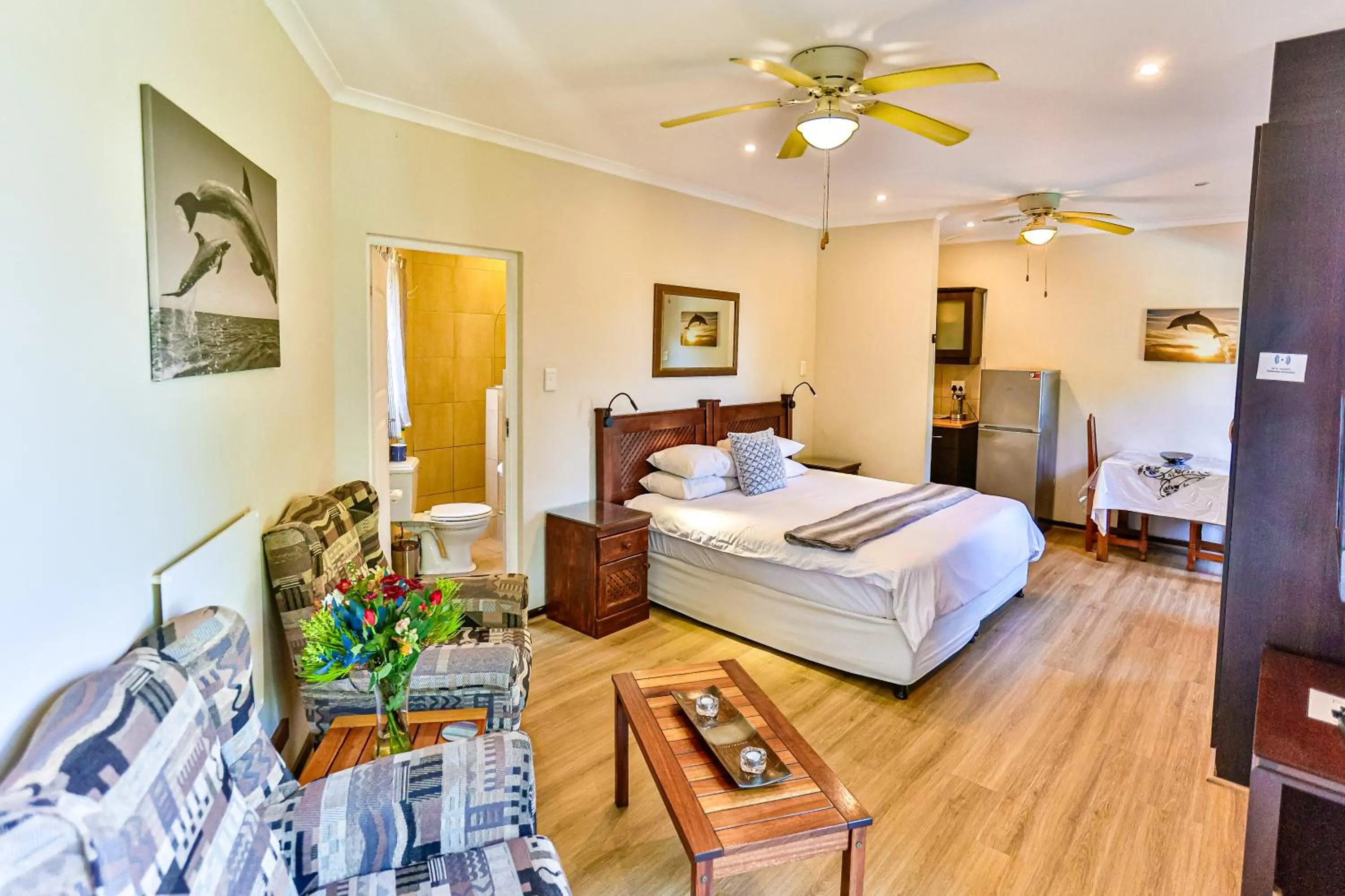 Bed in Zuider Zee Guest House