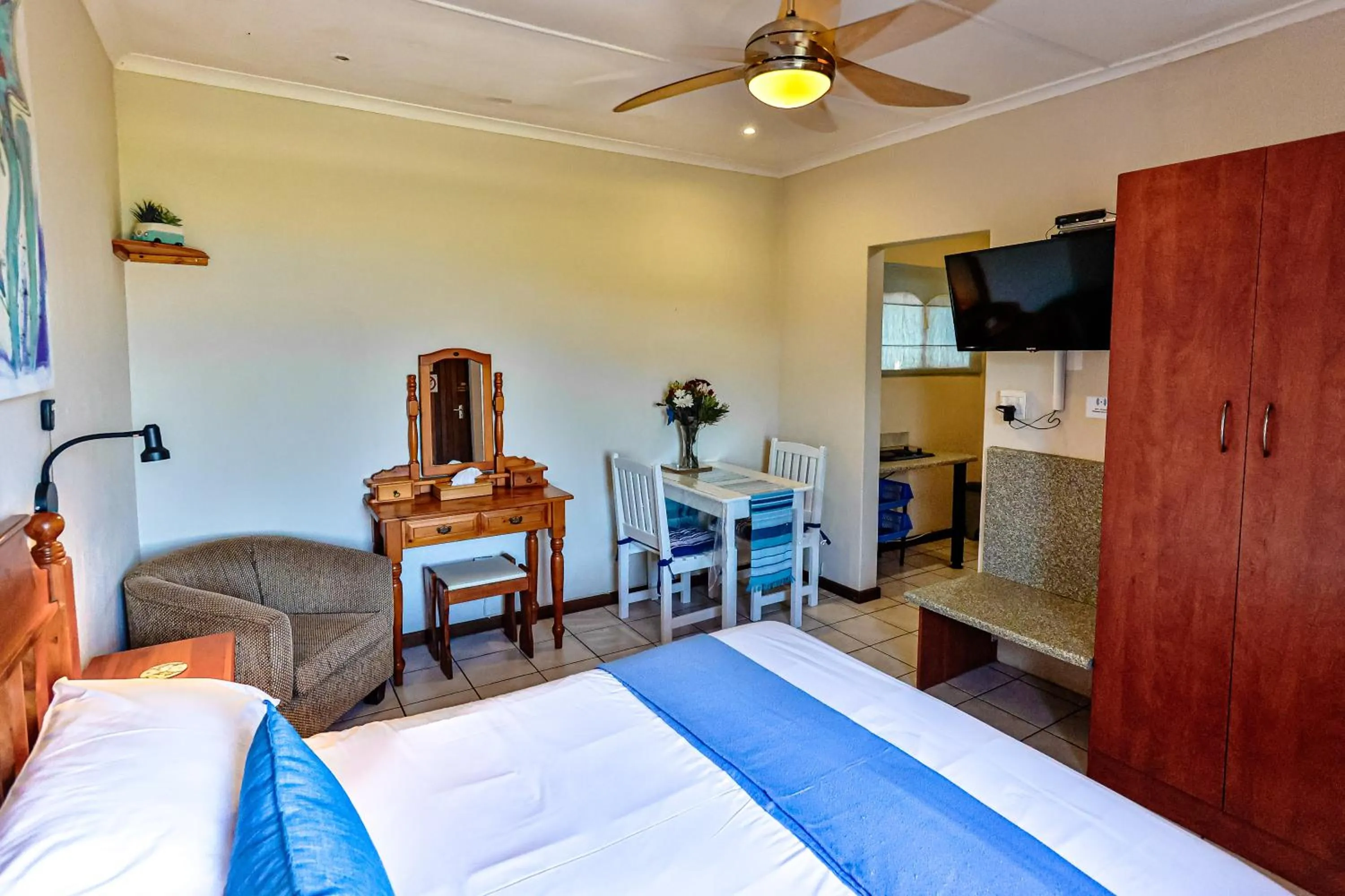 Bed in Zuider Zee Guest House