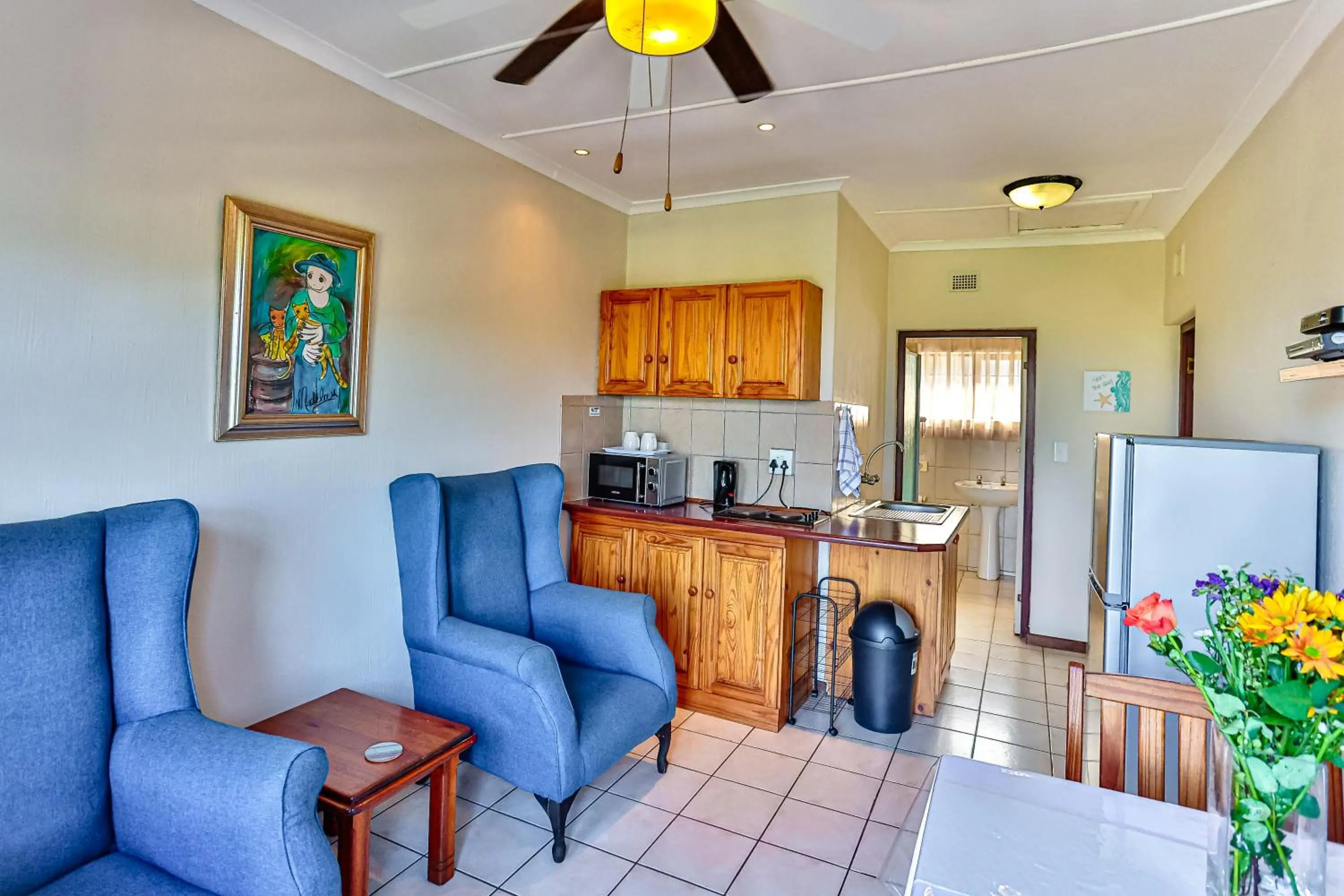 Seating area in Zuider Zee Guest House