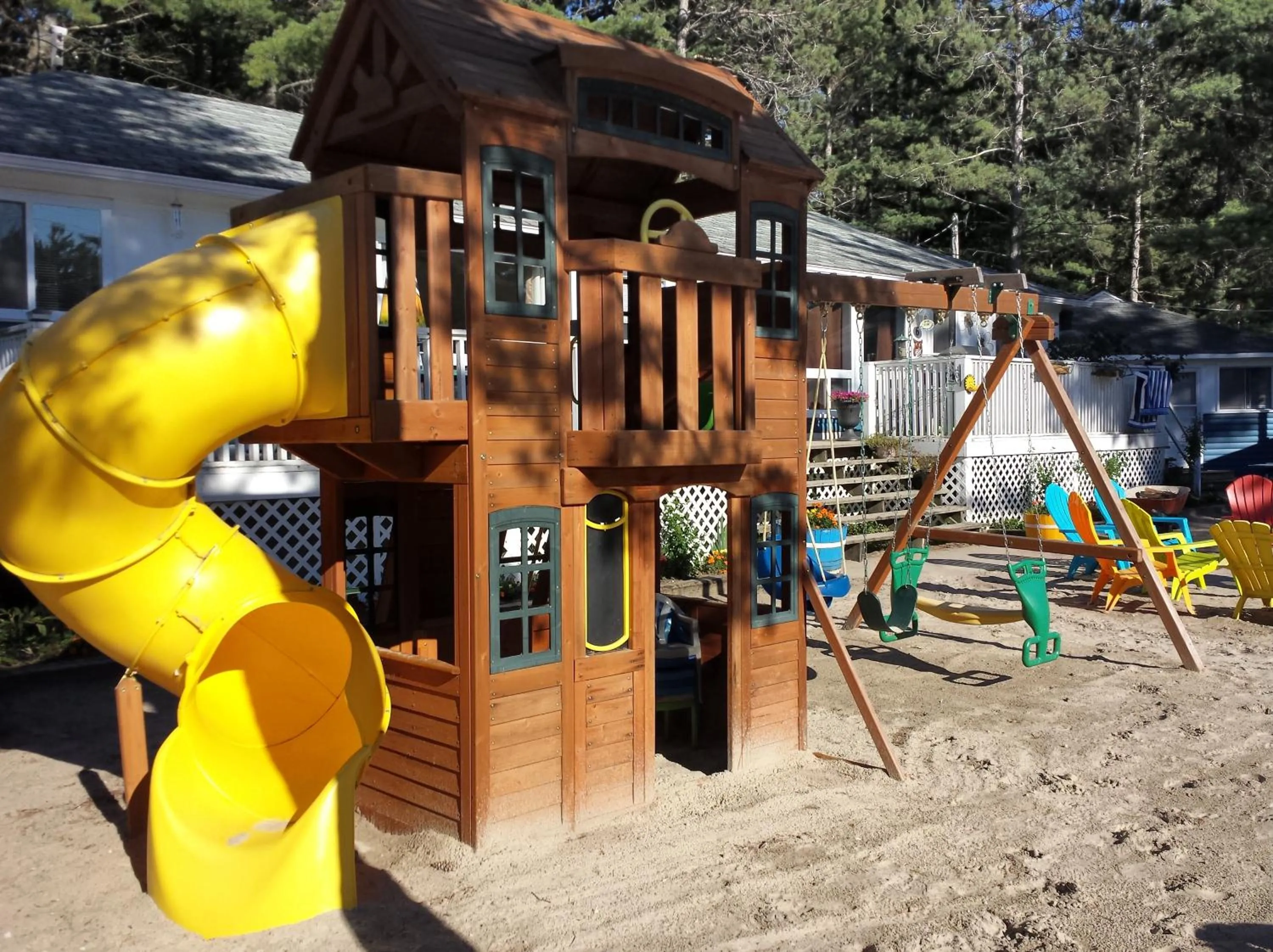 Children play ground in Wu Wu's Cabins