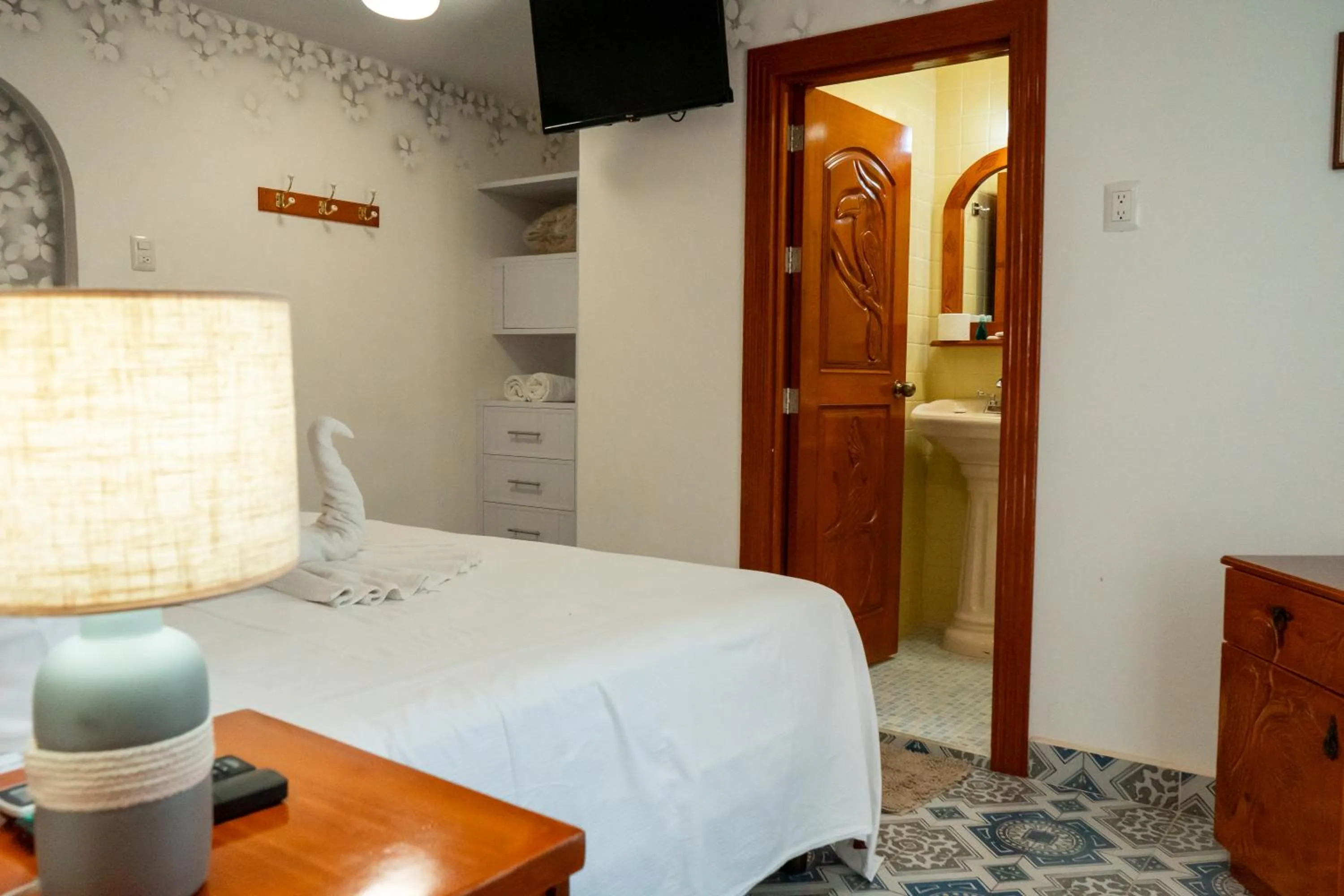 Bed in Villa Pajaros