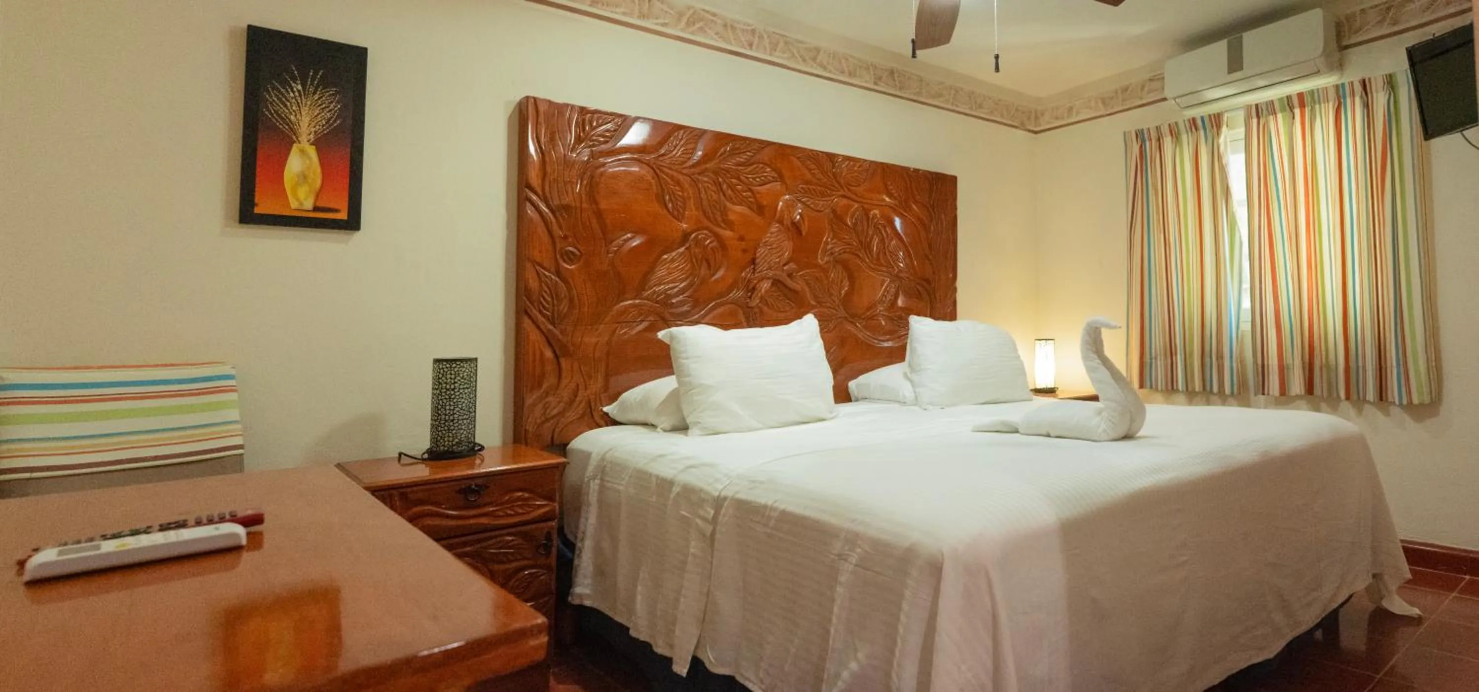 Bed in Villa Pajaros