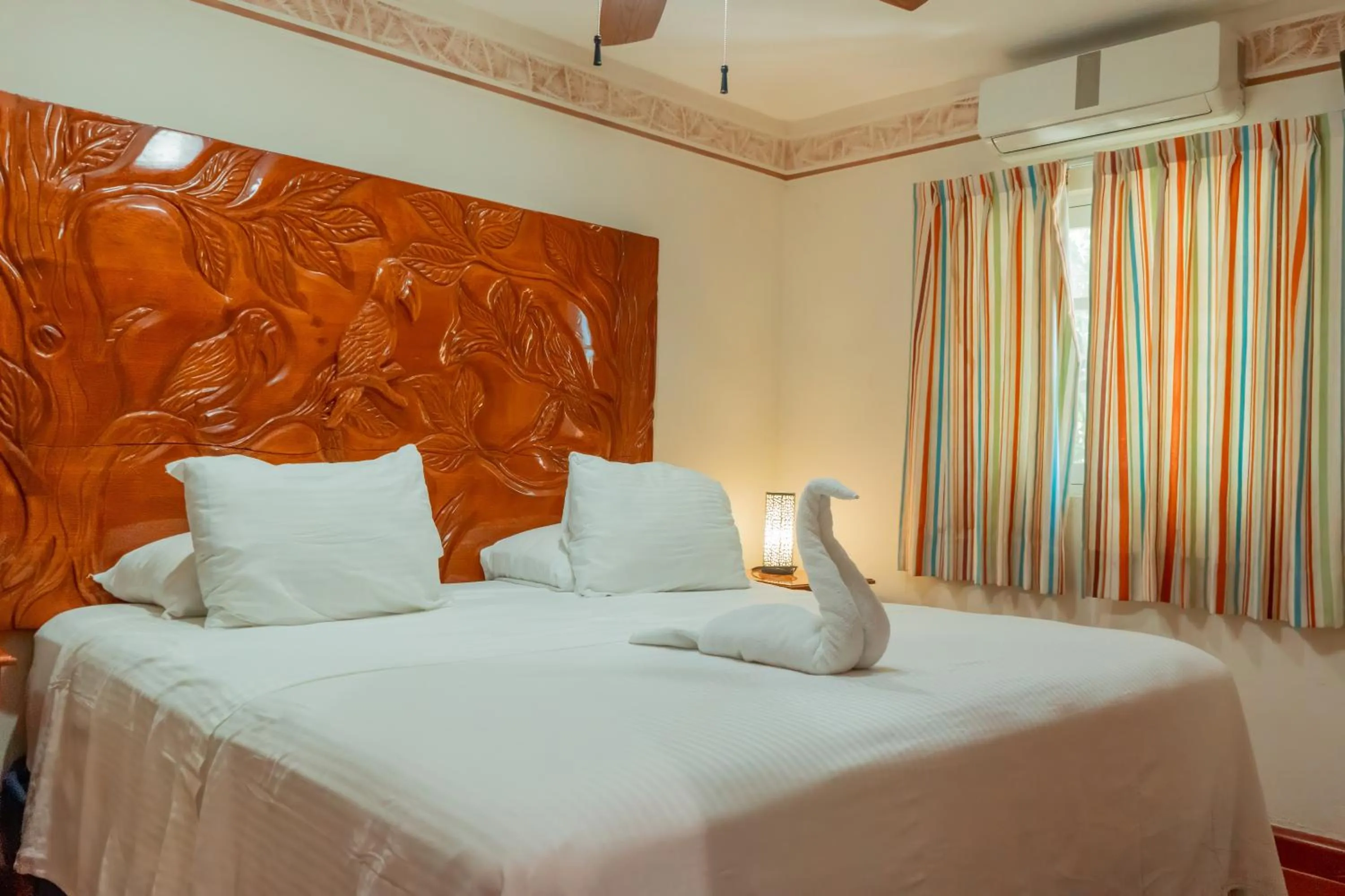 Bed in Villa Pajaros