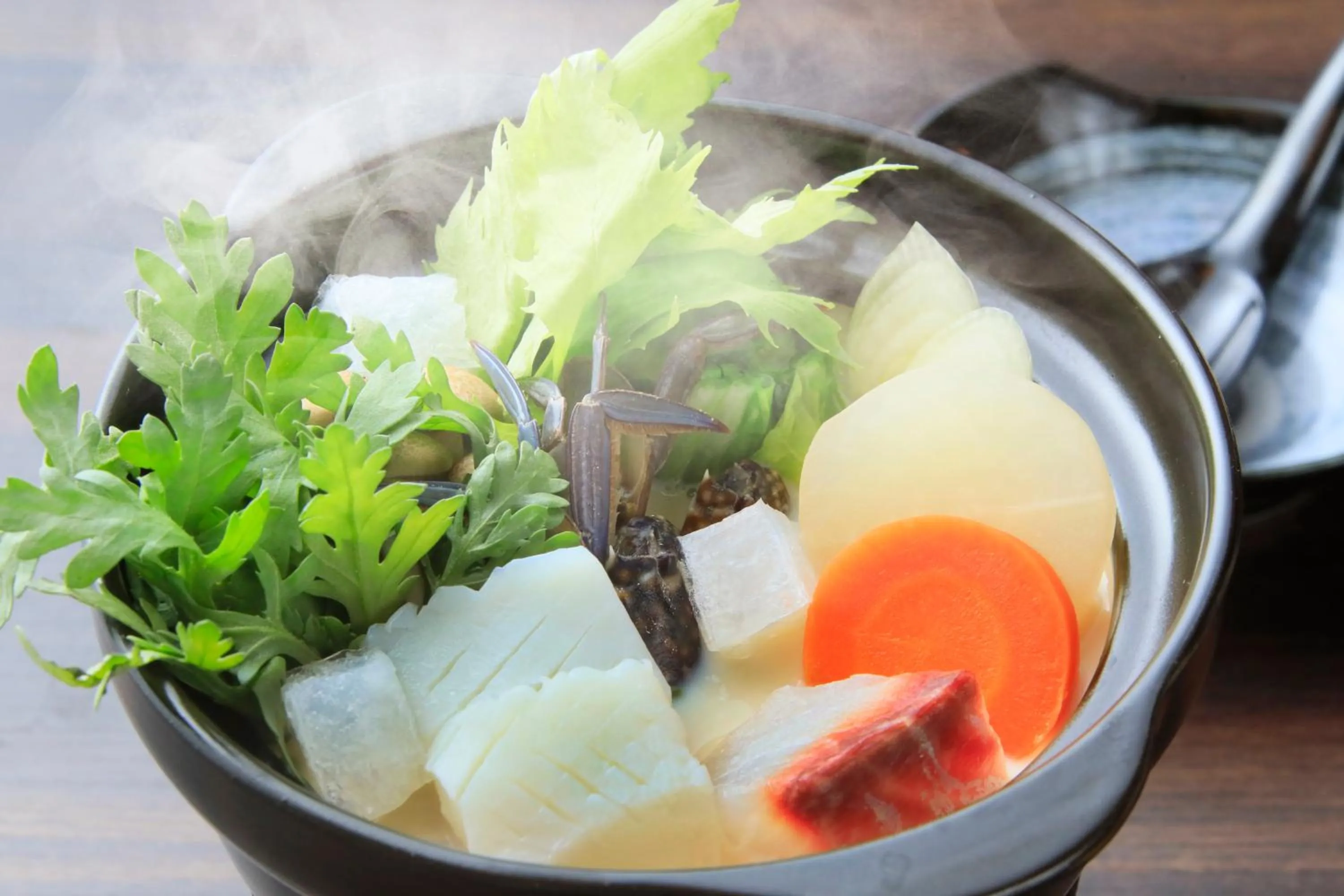 Food close-up in Izu Ippeki Lake Lakeside Terrace