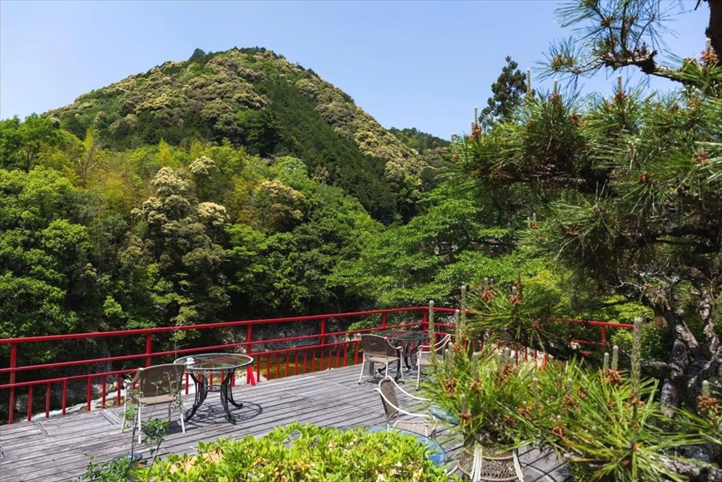 Balcony/Terrace in Yunokaze HAZU