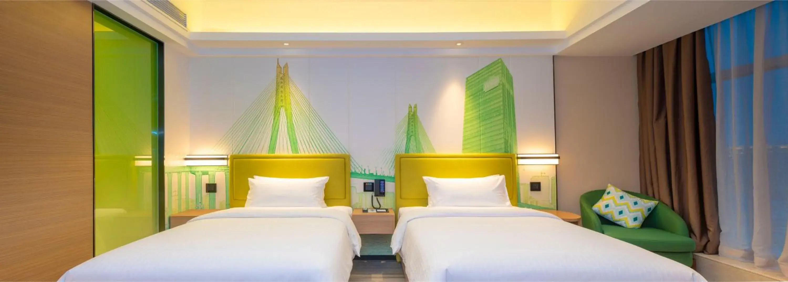 Superior Double Room in 湛江人民大道希尔顿欢朋酒店Hampton by Hilton Zhanjiang Renmin Avenue Superior Double Room in 湛江人民大道希尔顿欢朋酒店Hampton by Hilton Zhanjiang Renmin Avenue