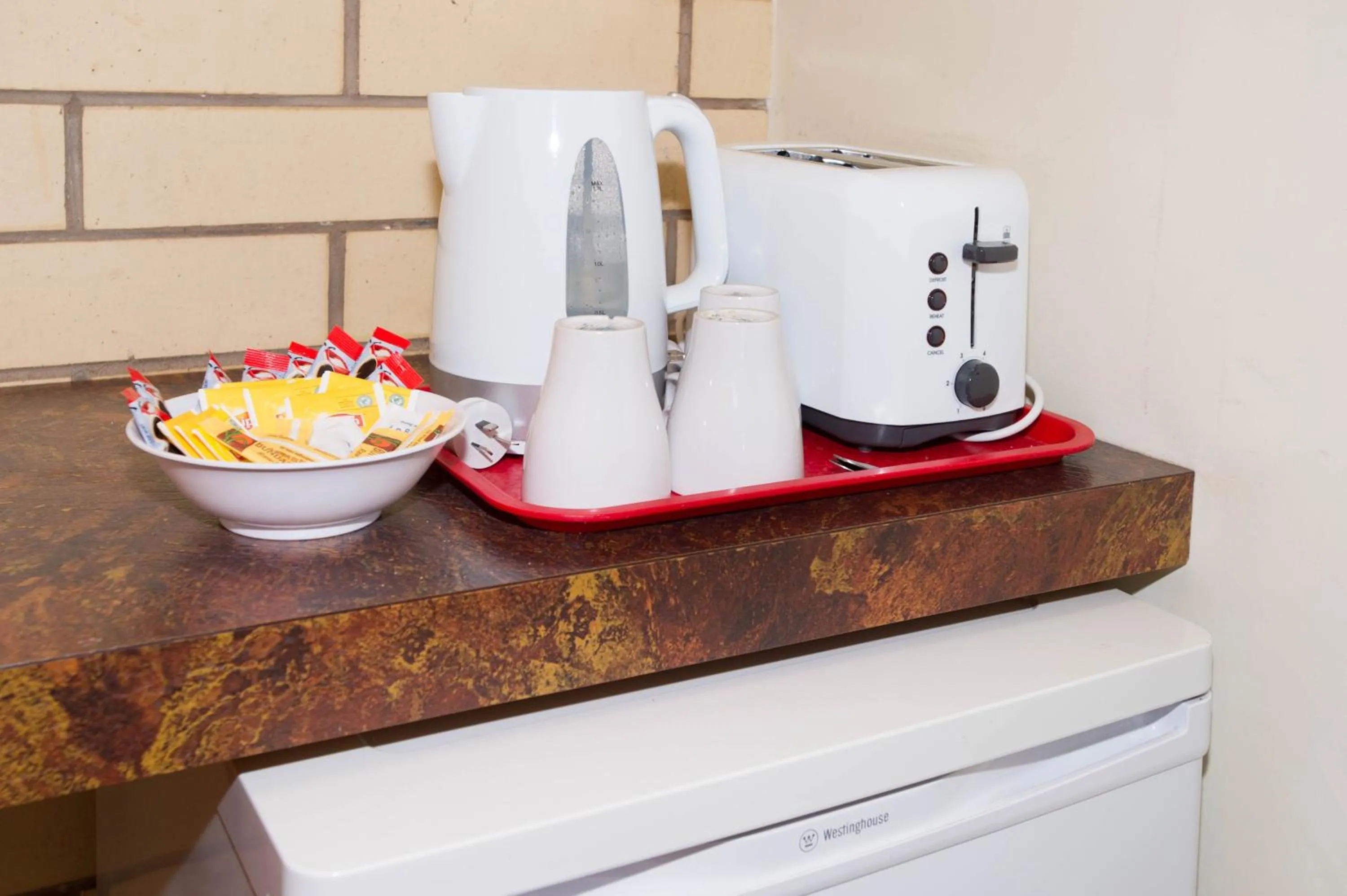 Living room in Augusta Budget Motel