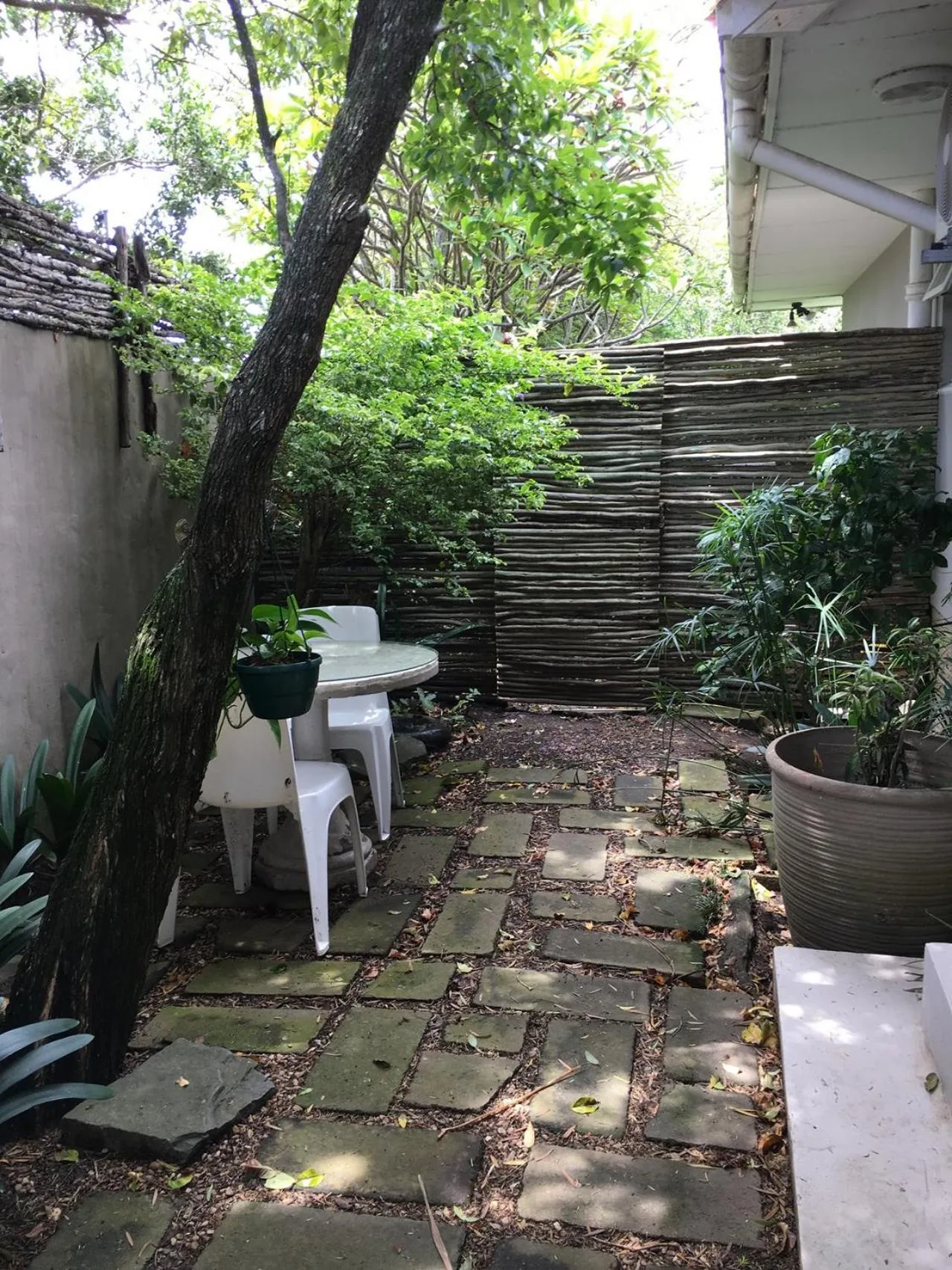 Patio in Pollock's B&B