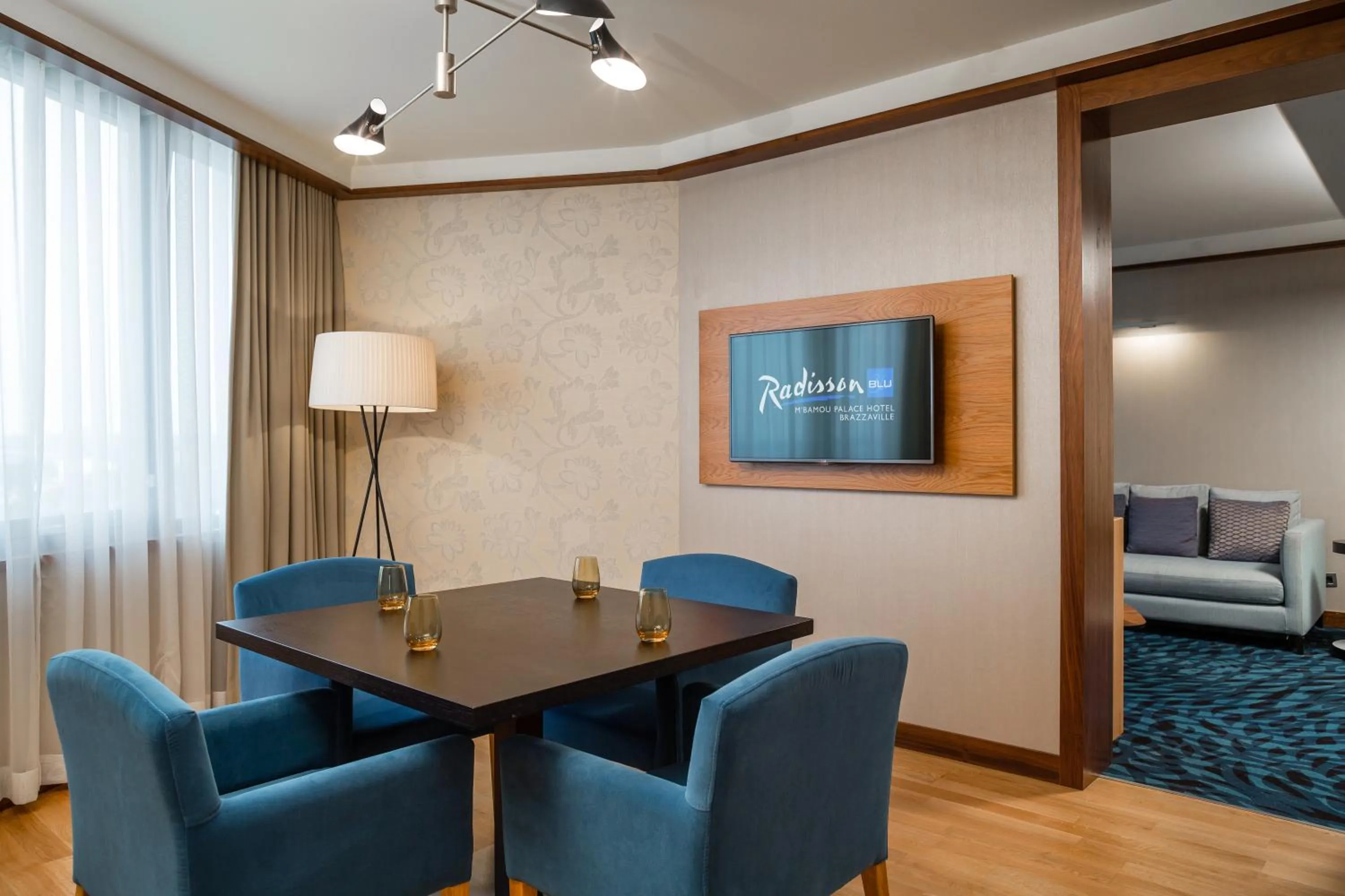 Living room in Radisson Blu M'Bamou Palace Hotel, Brazzaville