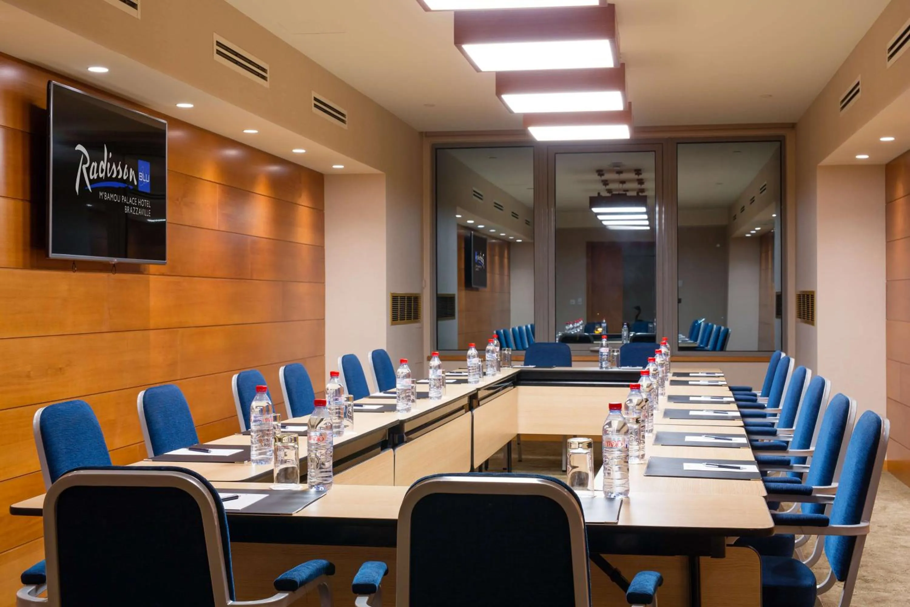 On site in Radisson Blu M'Bamou Palace Hotel, Brazzaville