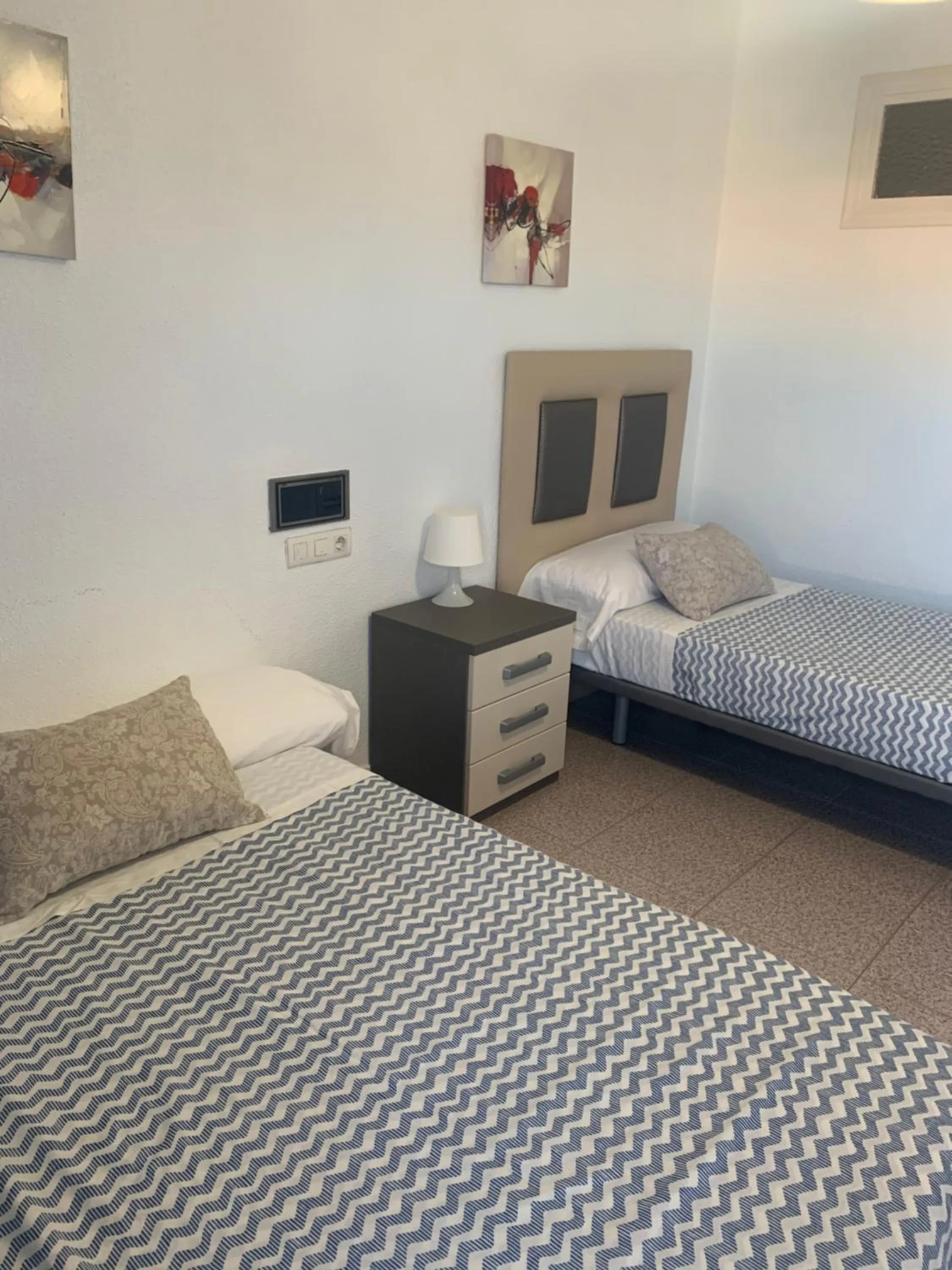 Bed in Hostal El Perejil