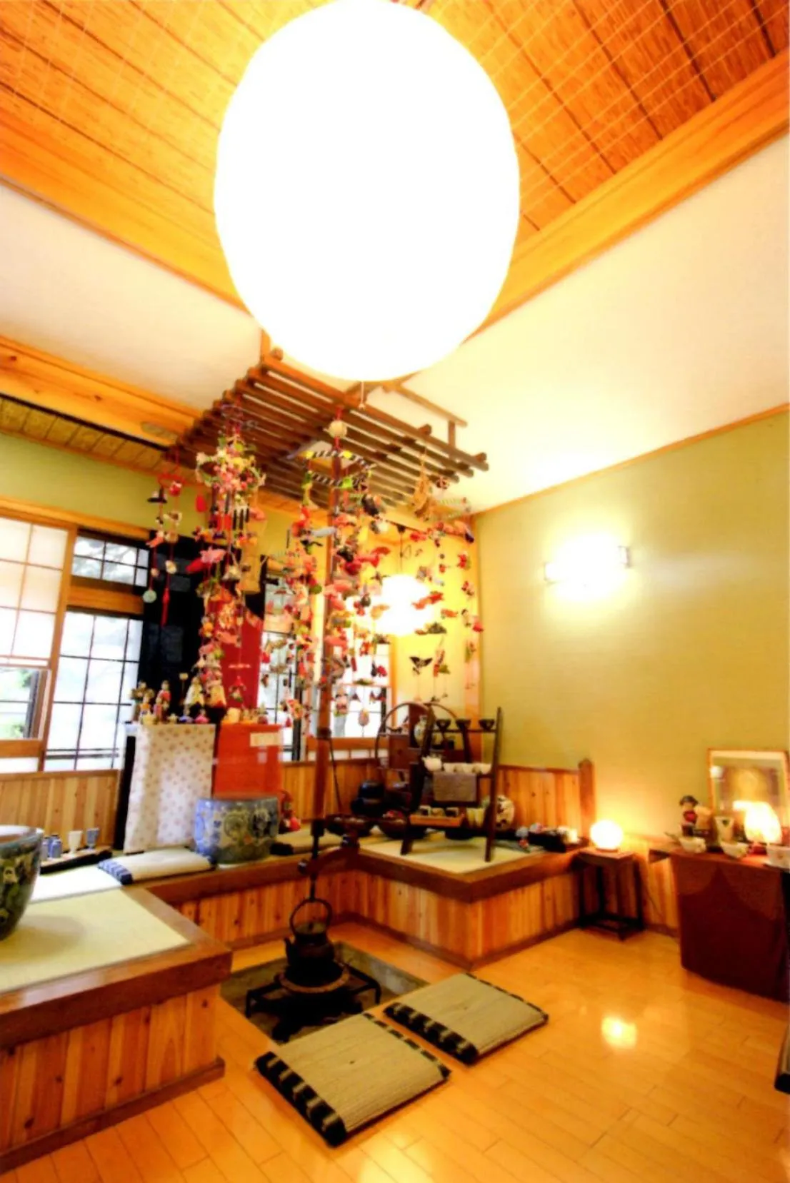 Decorative detail in Mogamiya Ryokan