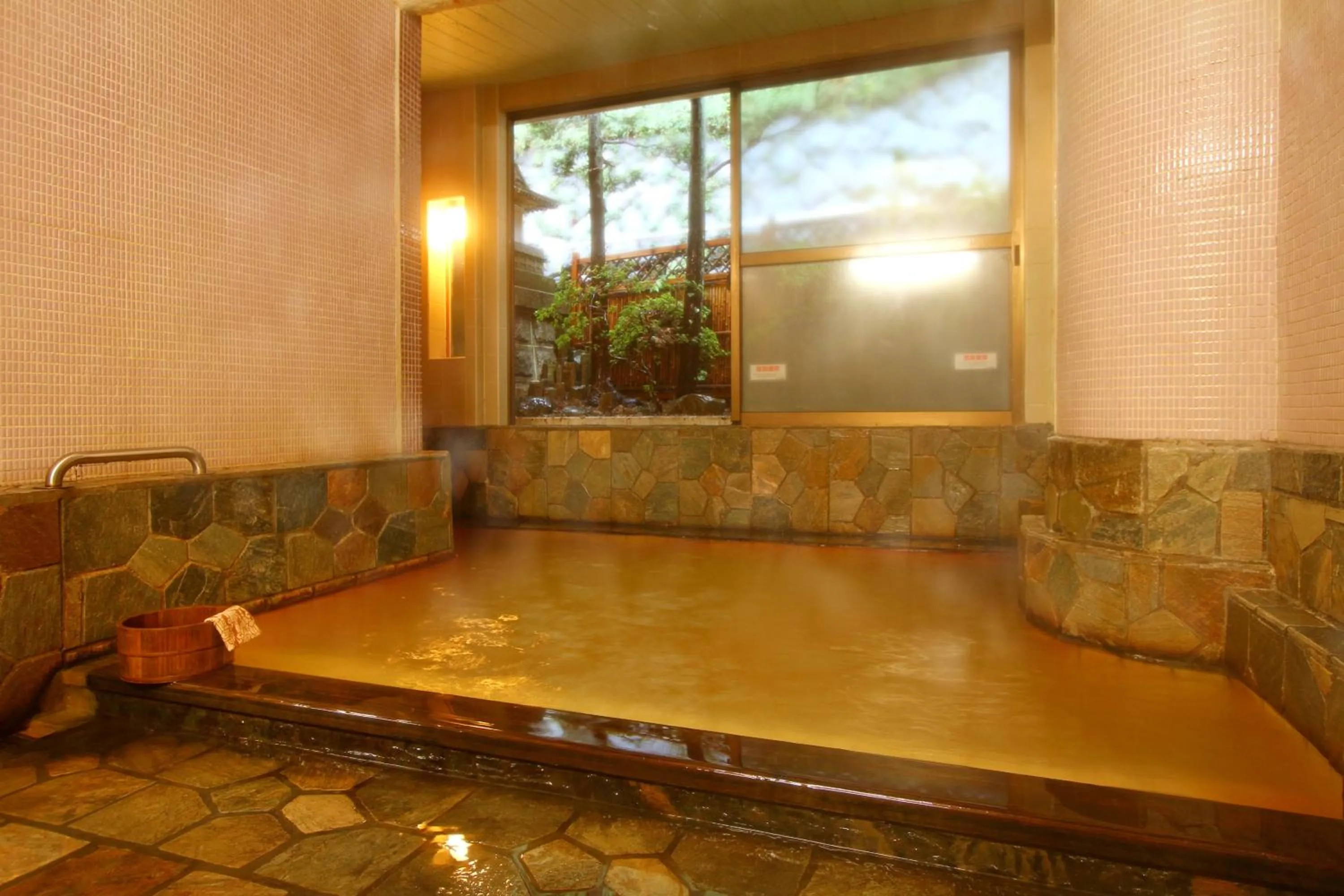Hot Spring Bath in Mogamiya Ryokan