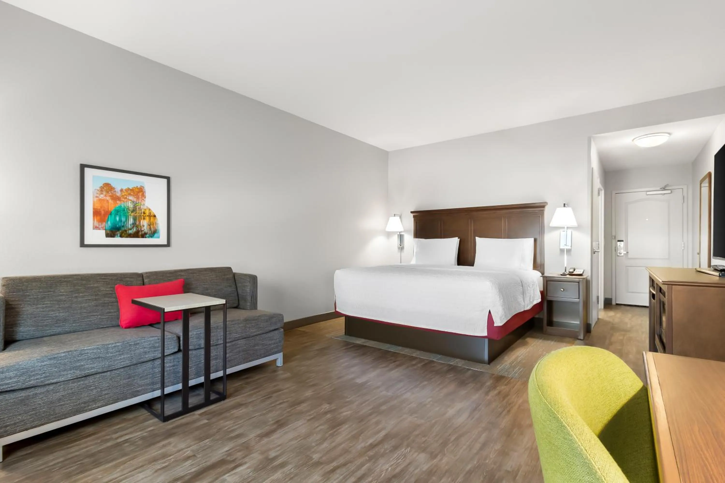 Bedroom, Bed in Hampton Inn & Suites - Hartsville, SC