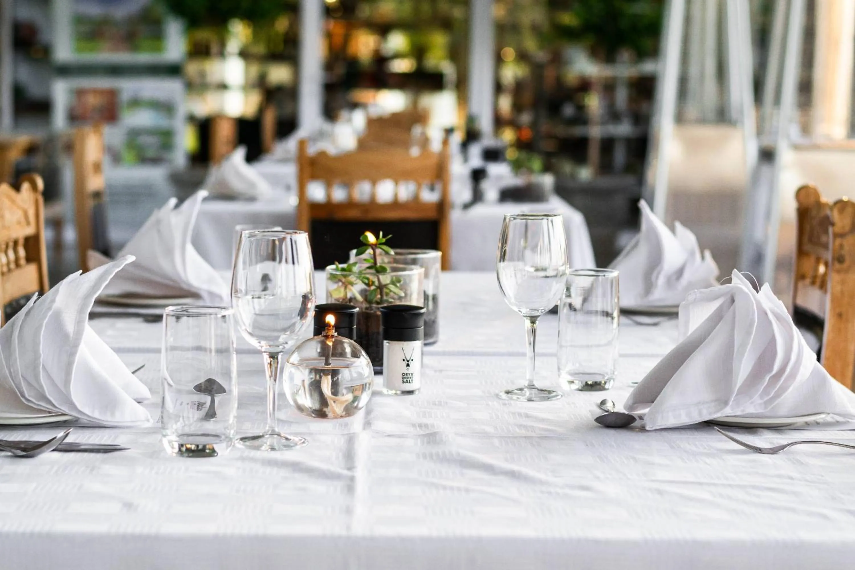 Restaurant/places to eat in Mooiplaas Guesthouse