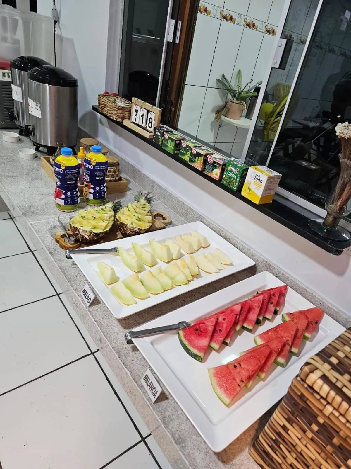 Food and drinks in New Center Hotel