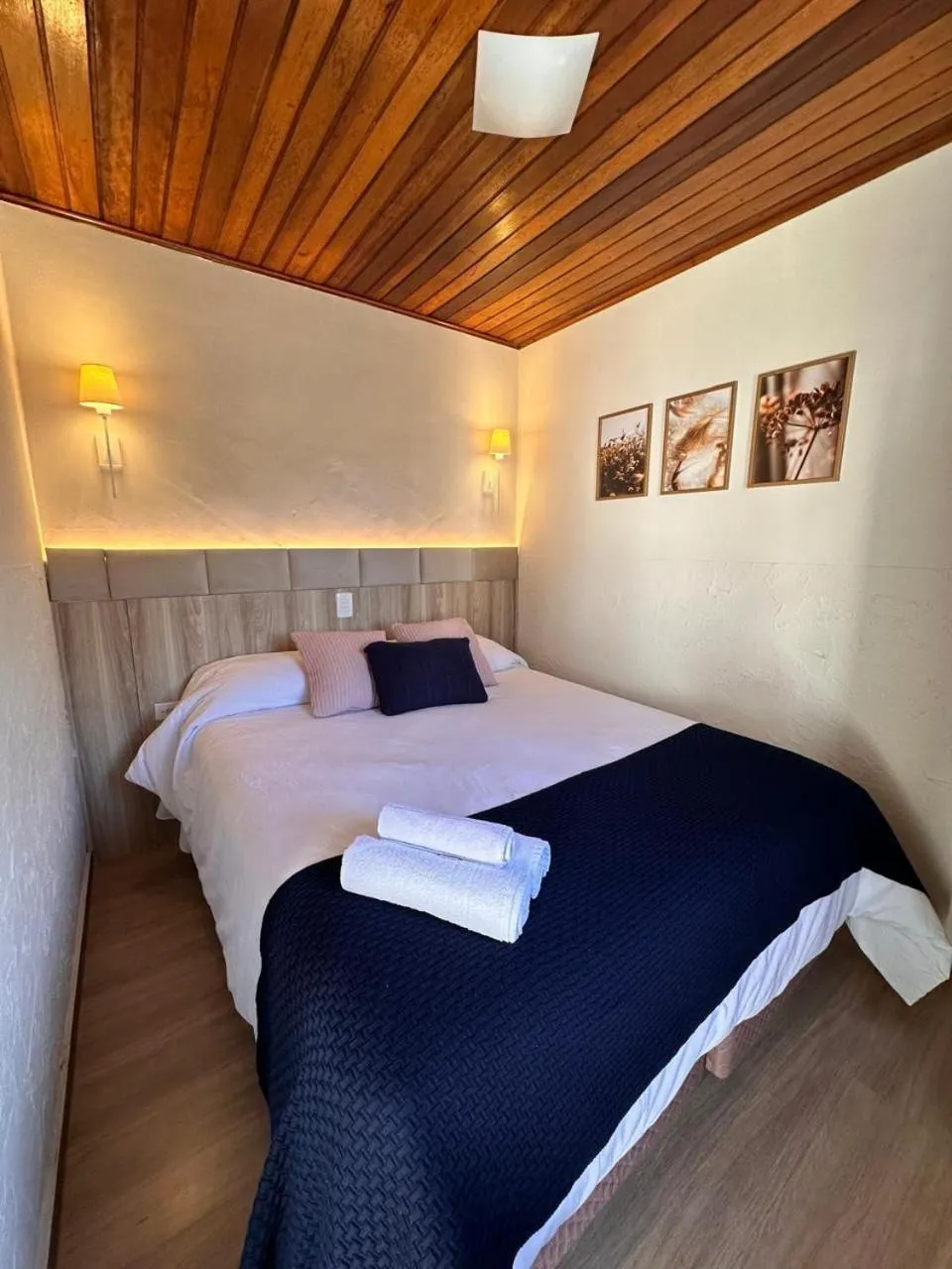 Bed in Pousada Vila Tio Lé