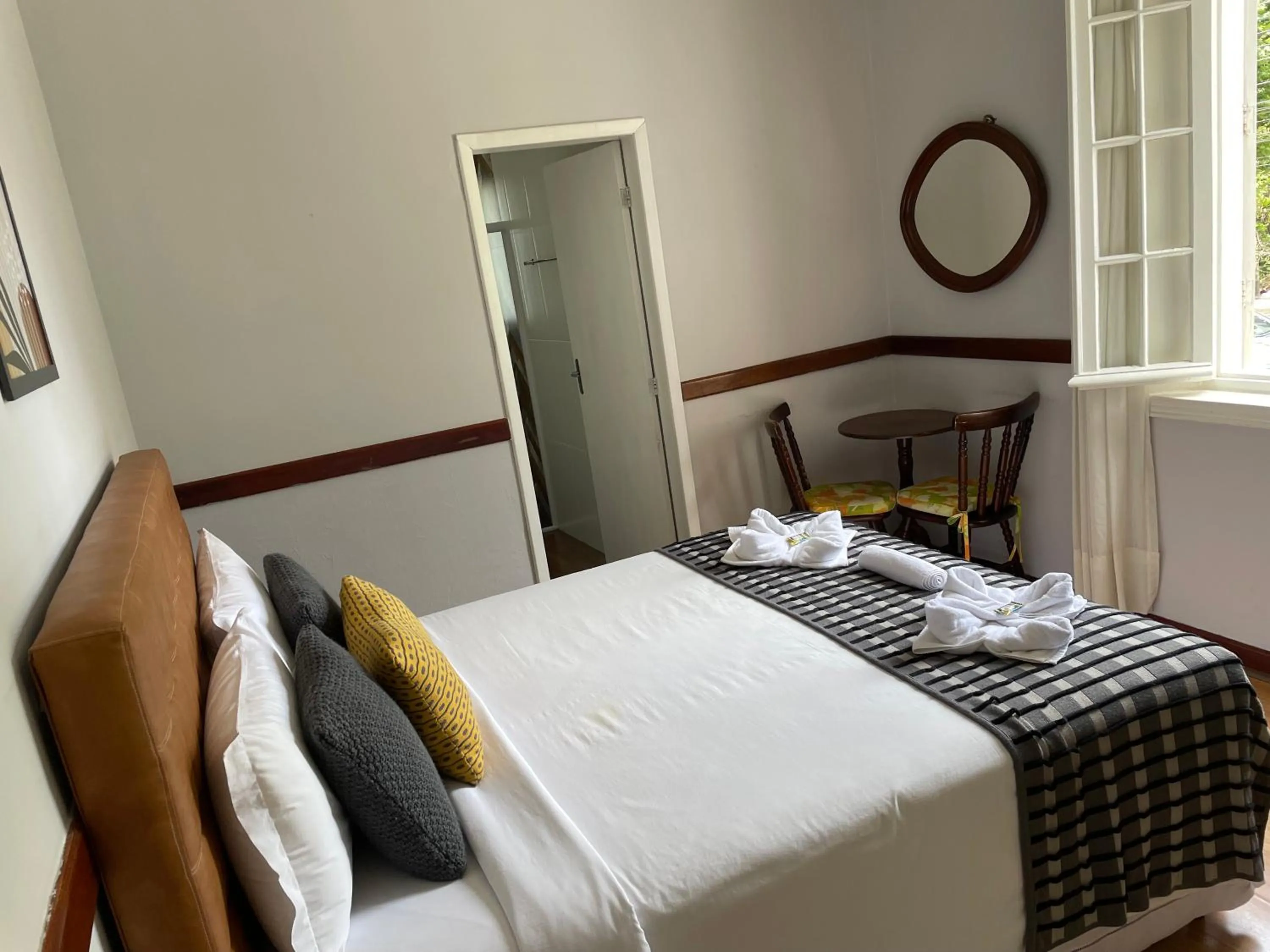 Bed in Pousada Vila Tio Lé