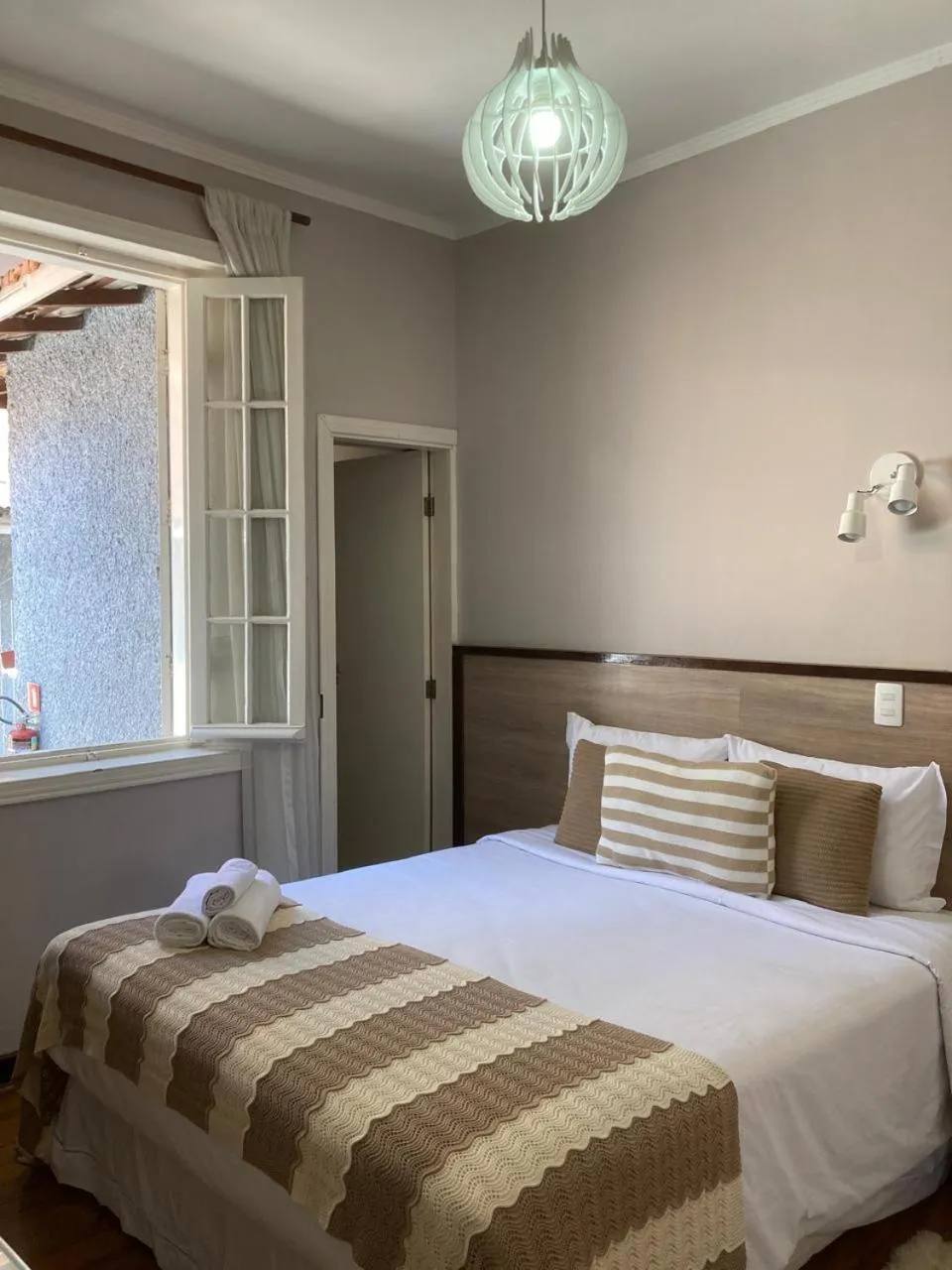 Bed in Pousada Vila Tio Lé