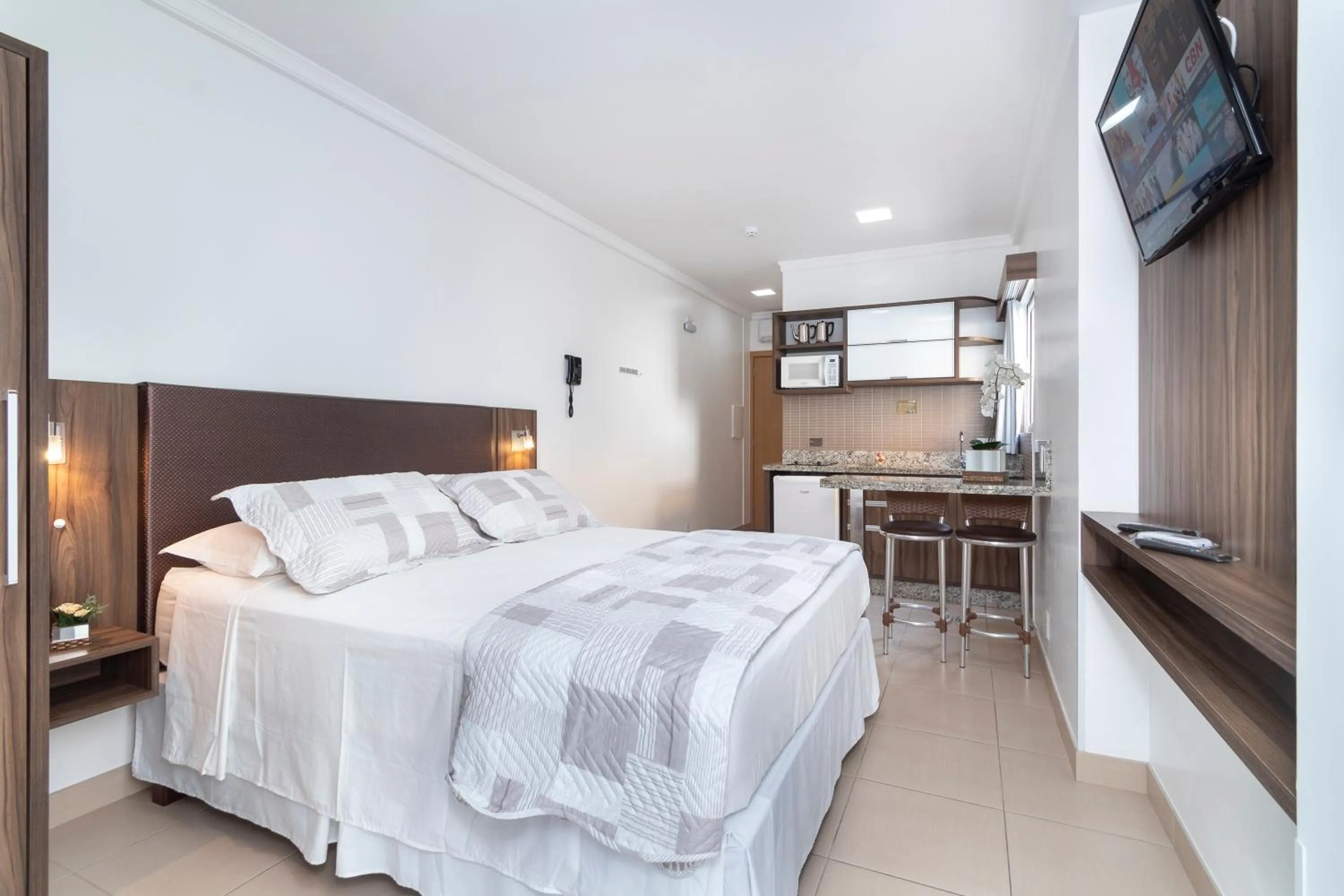 Bed in Pousada Riviera Bombinhas