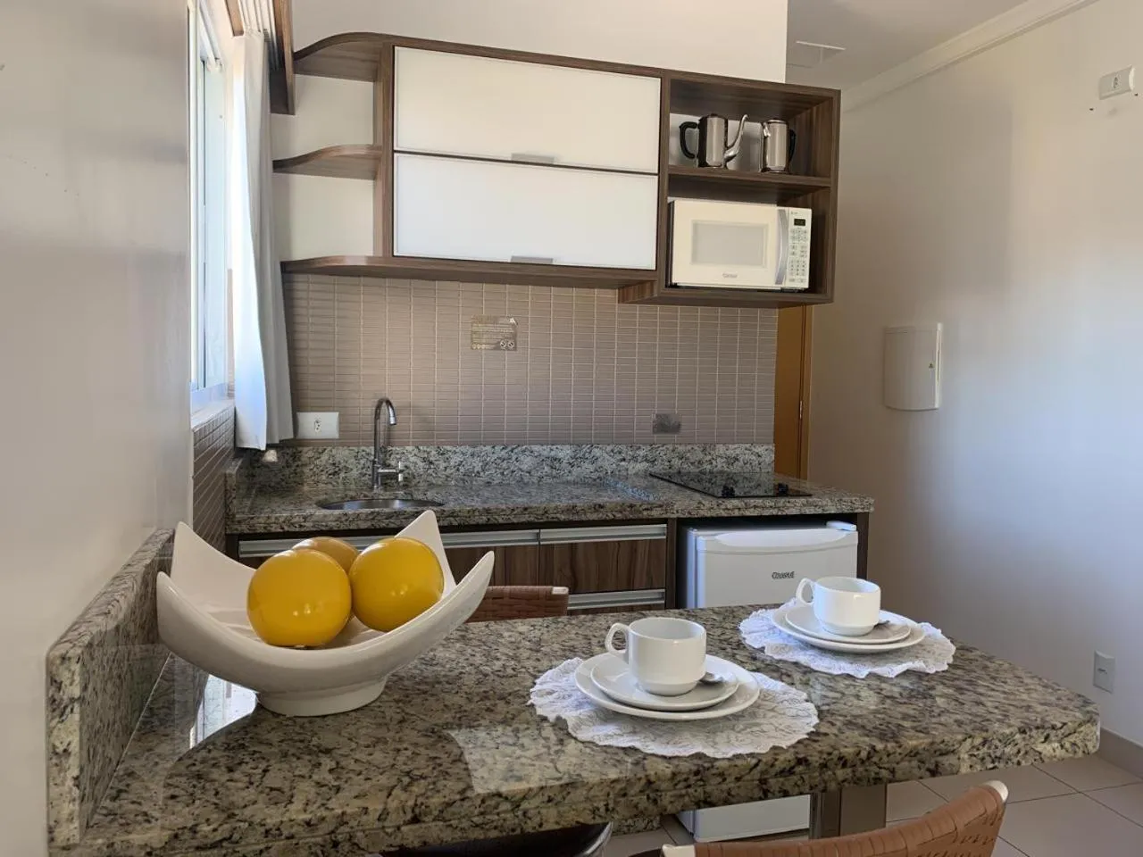 Kitchen or kitchenette in Pousada Riviera Bombinhas