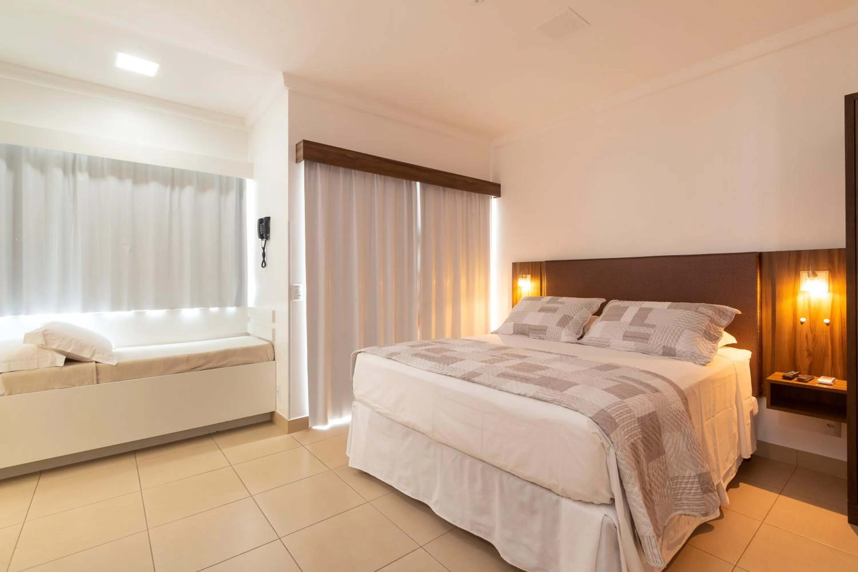 Bed in Pousada Riviera Bombinhas