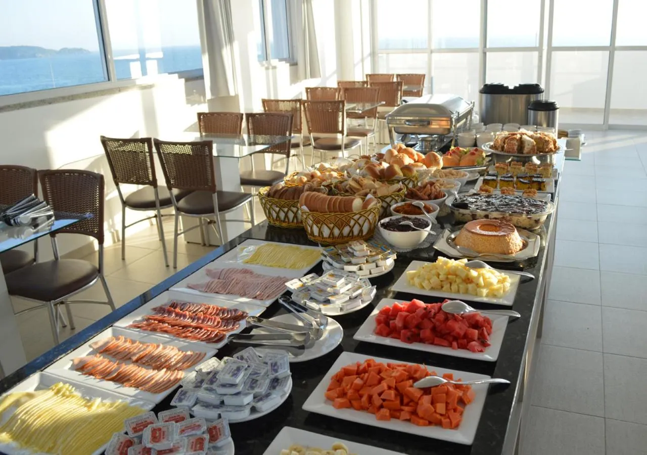Buffet breakfast in Pousada Riviera Bombinhas