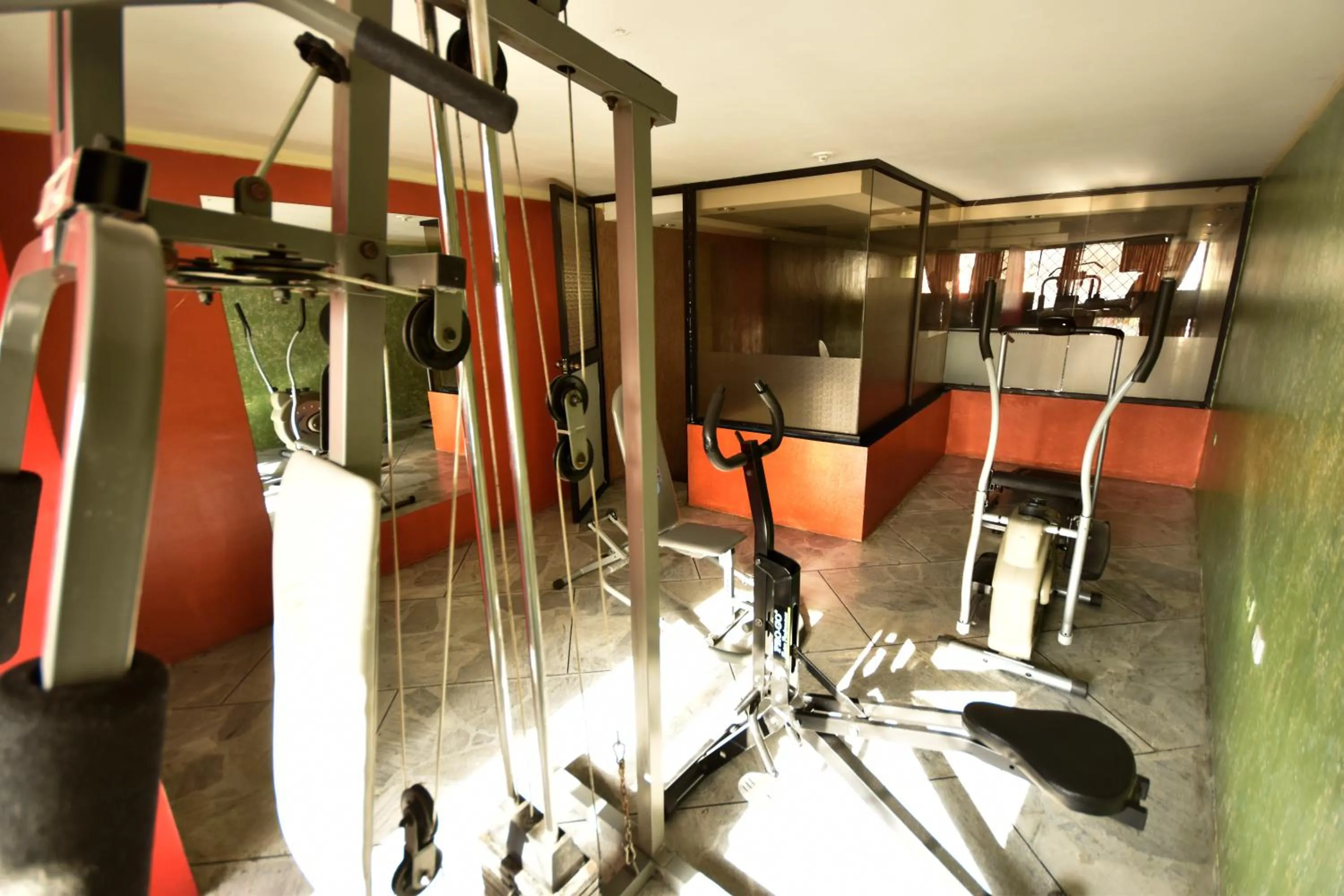Fitness centre/facilities in Hotel Montecarlo