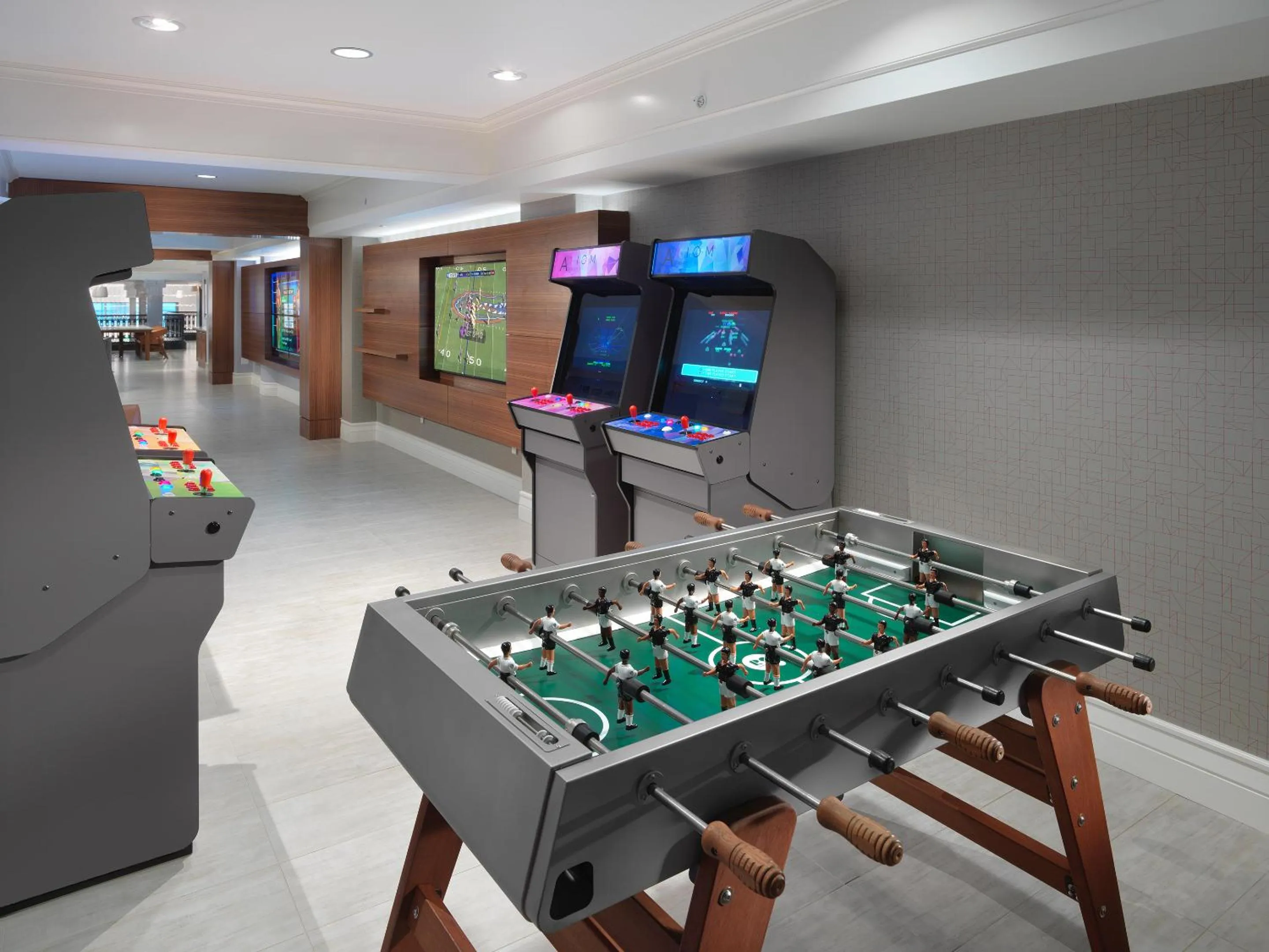 Game Room in Axiom Hotel