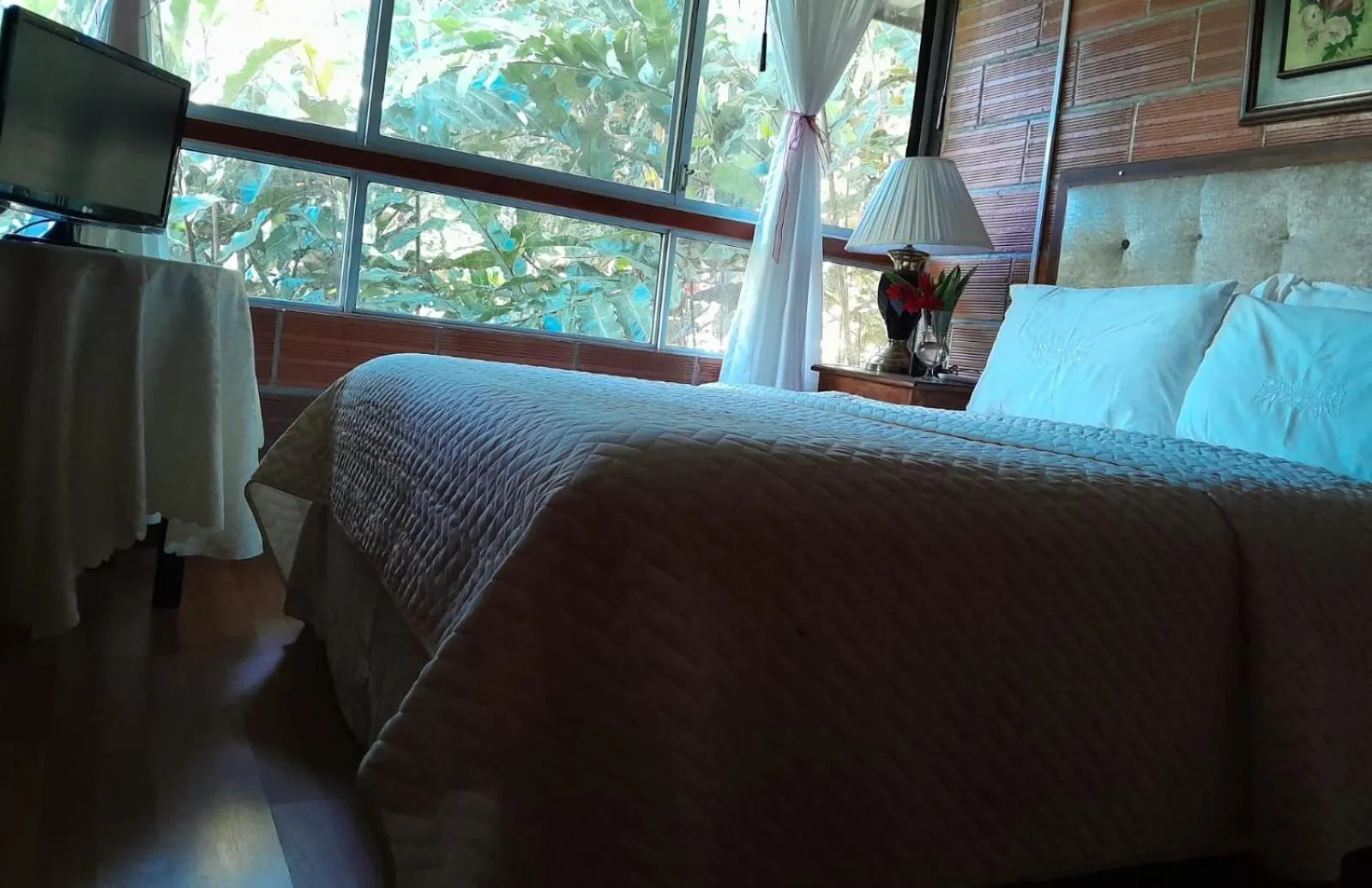 Bed in Hosteria Florecer