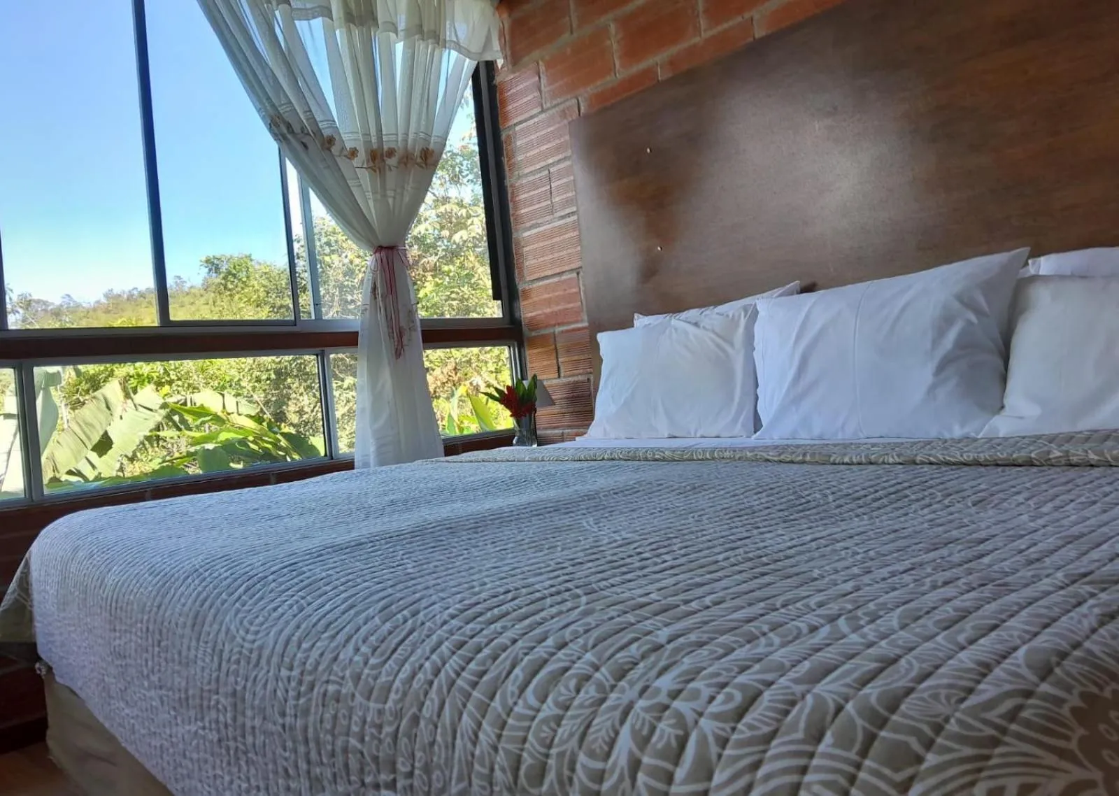 Bed in Hosteria Florecer