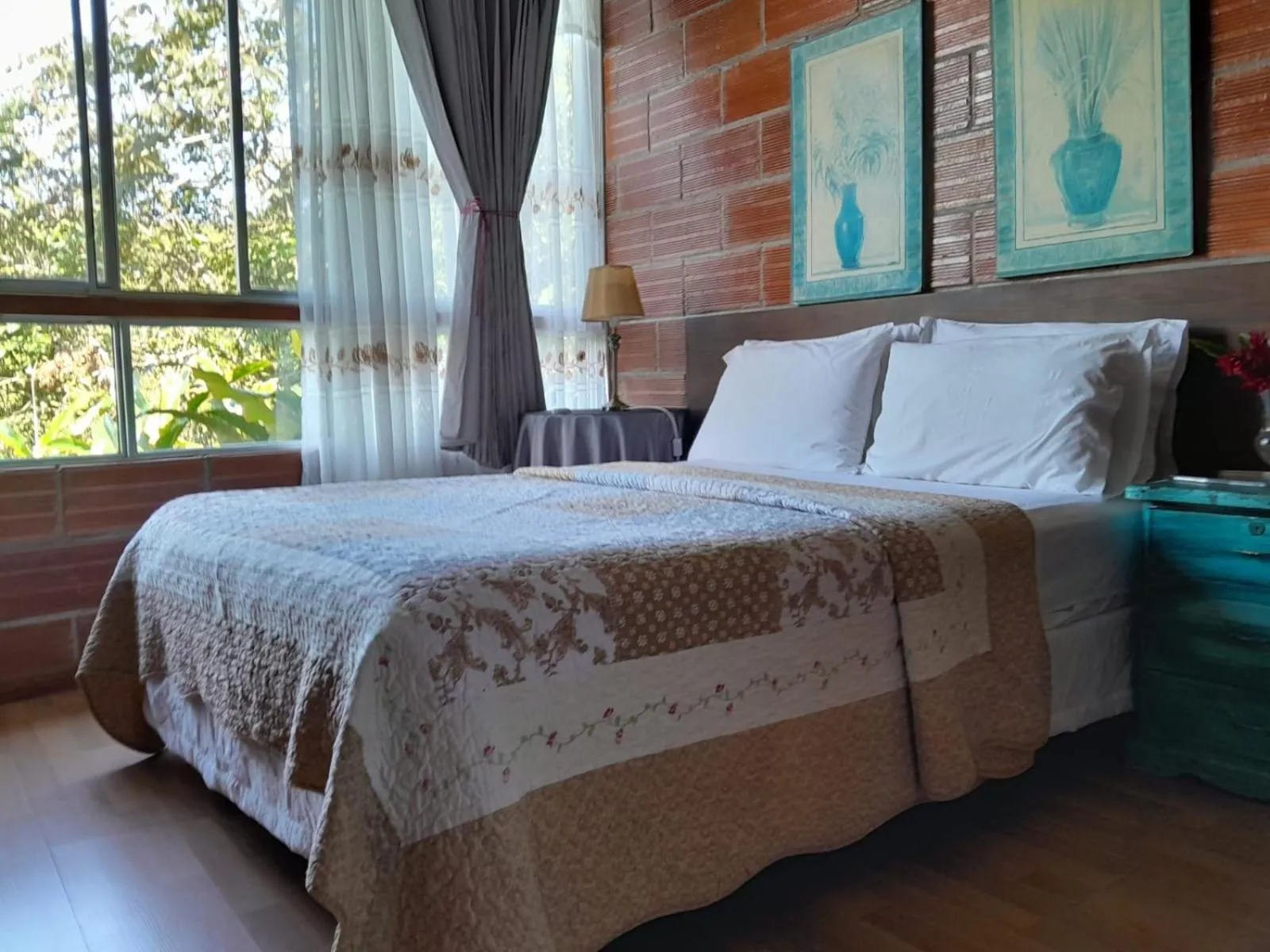 Bed in Hosteria Florecer