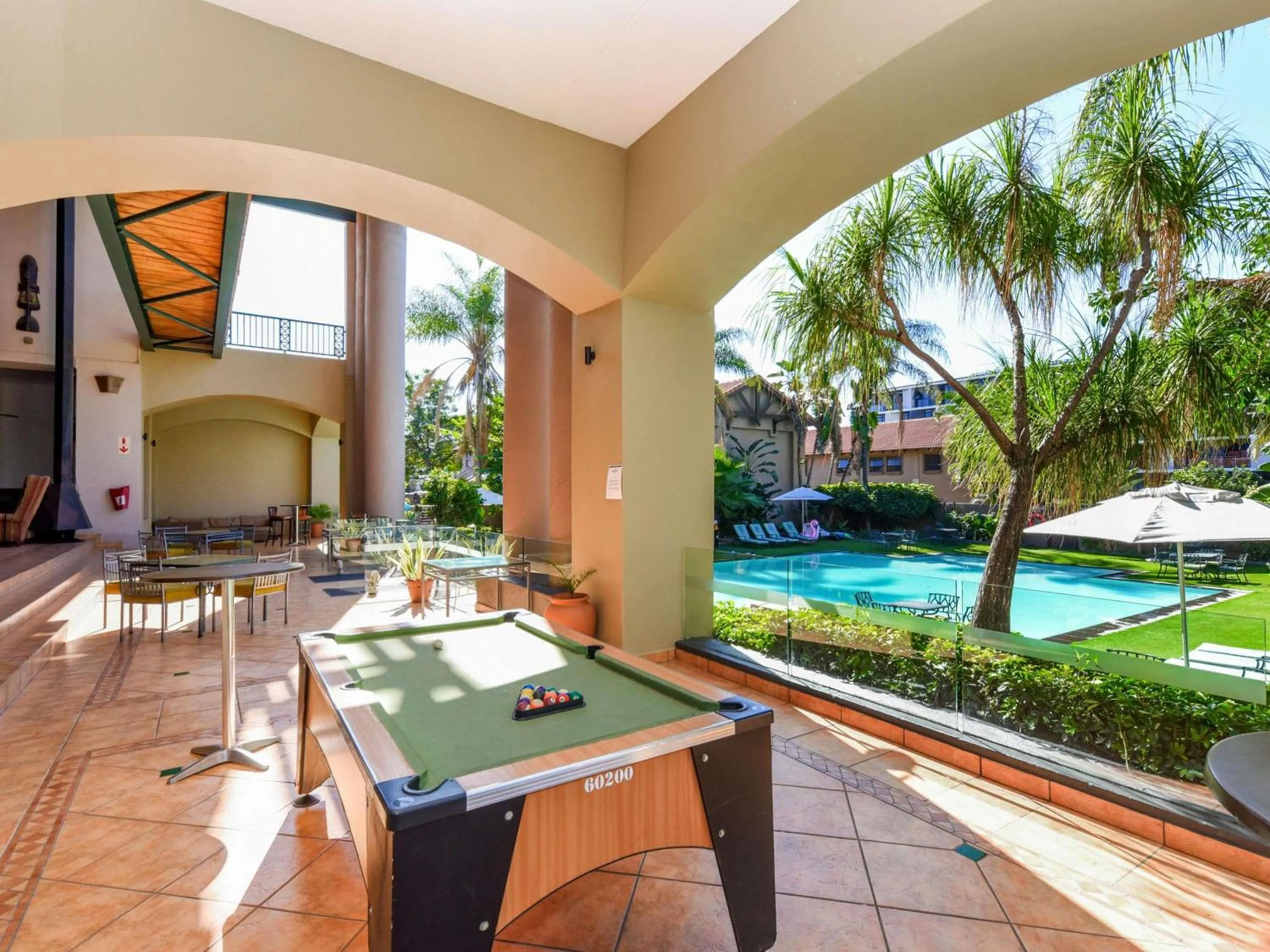 Pool view in Mercure Hotel Nelspruit