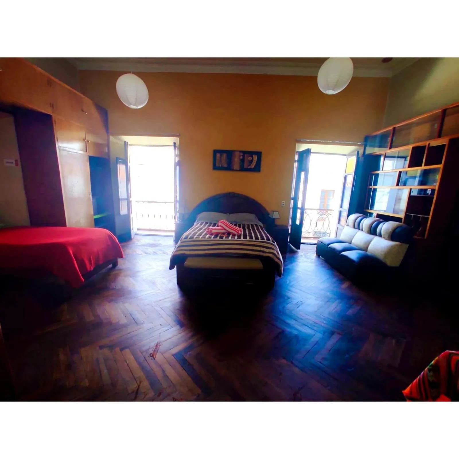 Photo of the whole room, Bed in Colors House