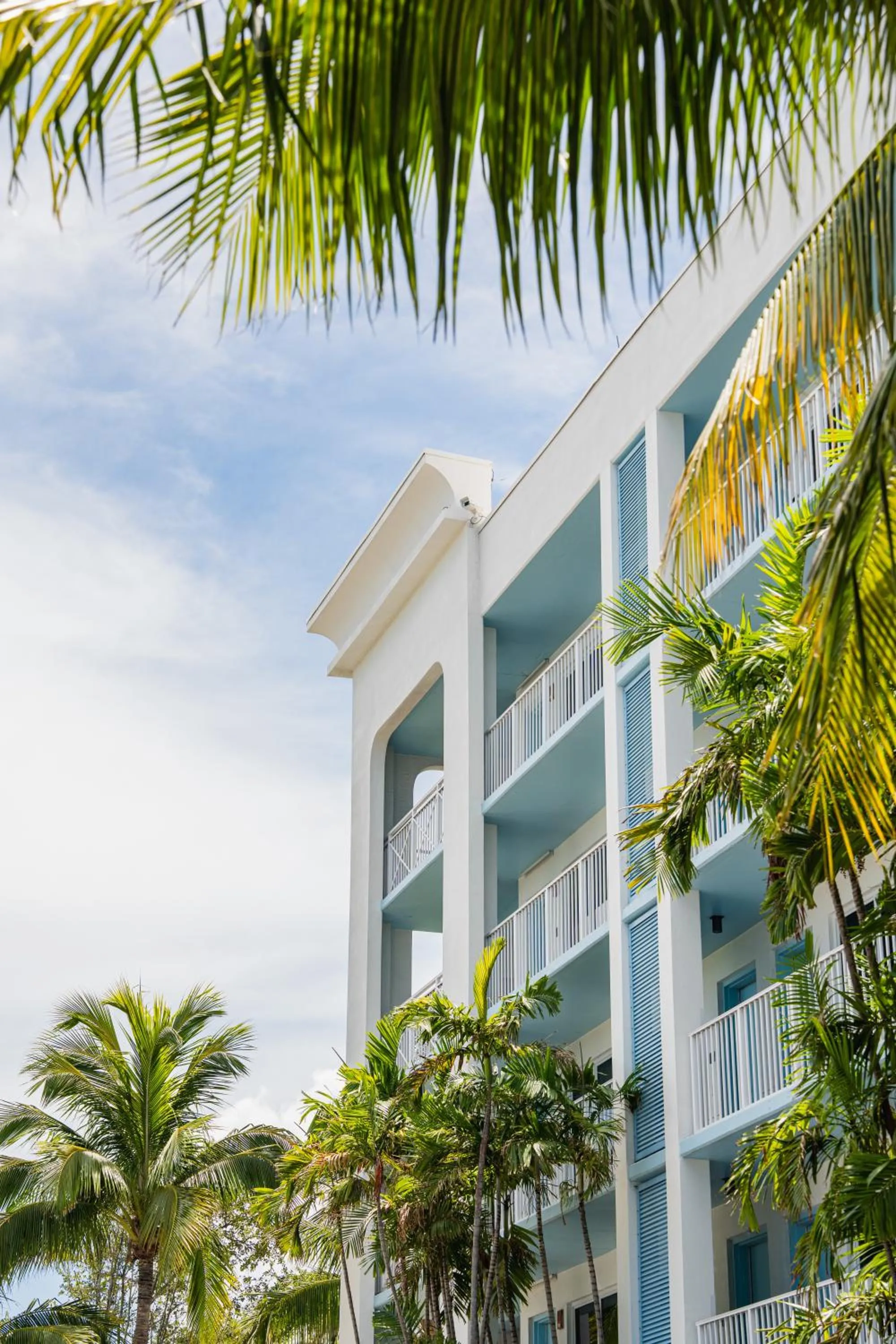 Property building in Blue Flamingo Resort Key West