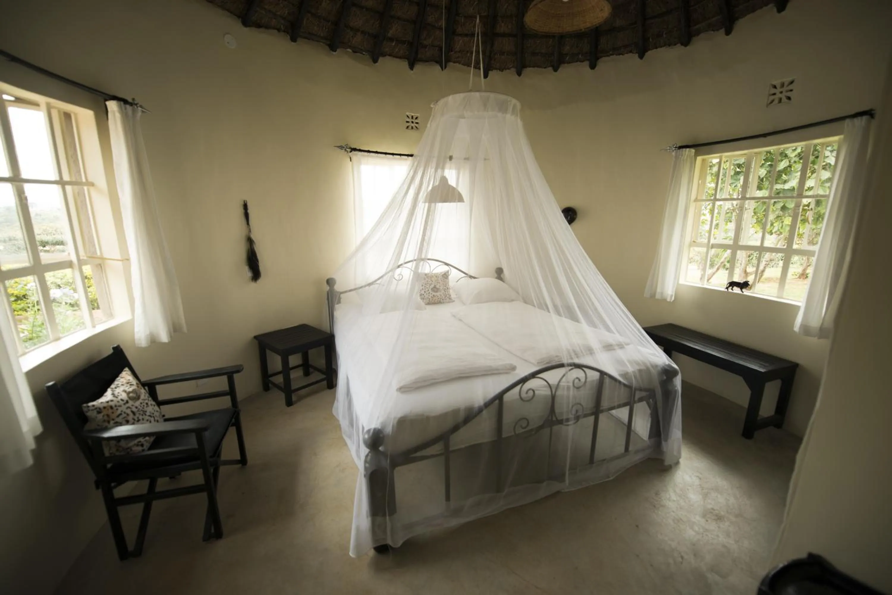 Bed in Nyati Hill Cottages
