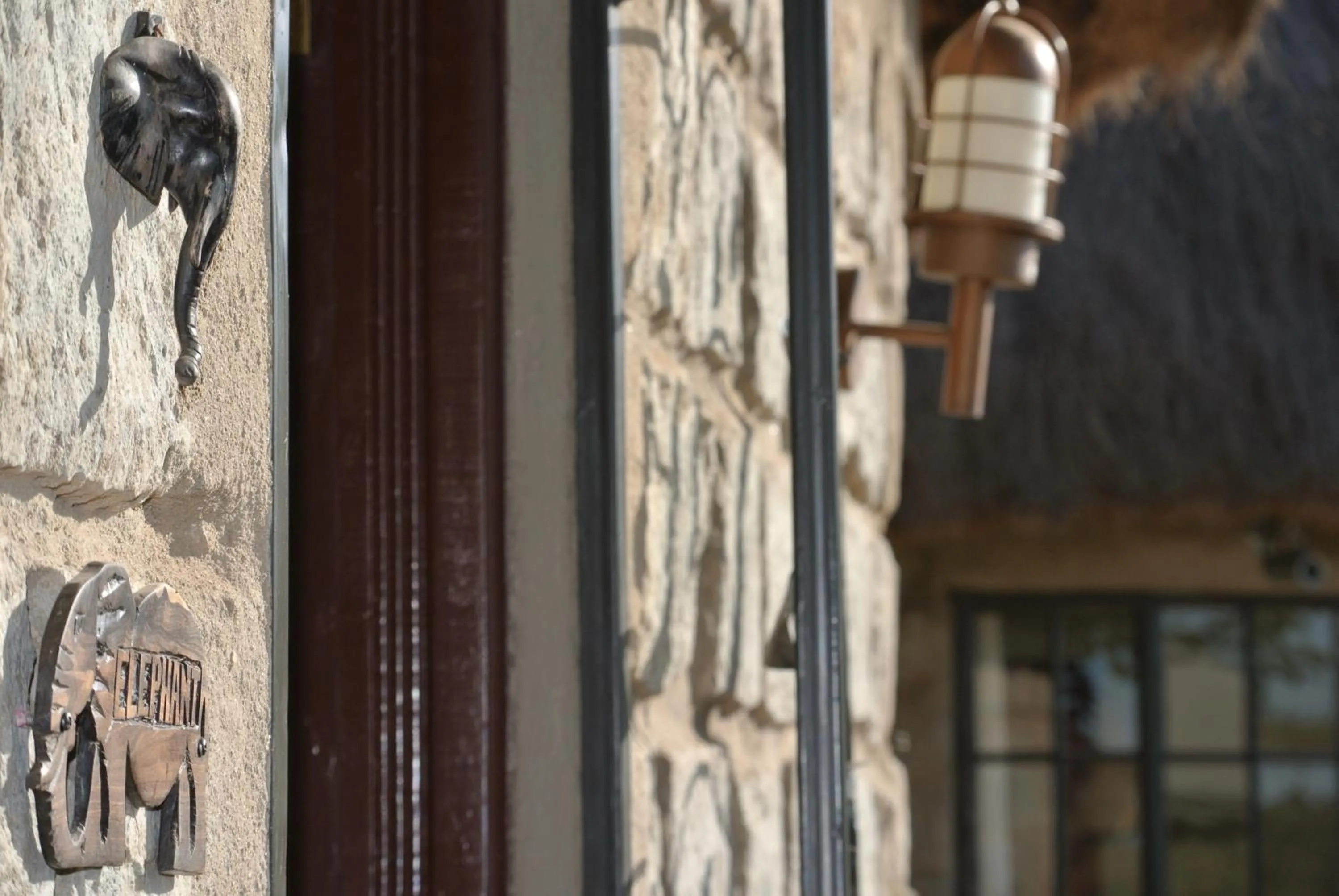 Decorative detail in Nyati Hill Cottages