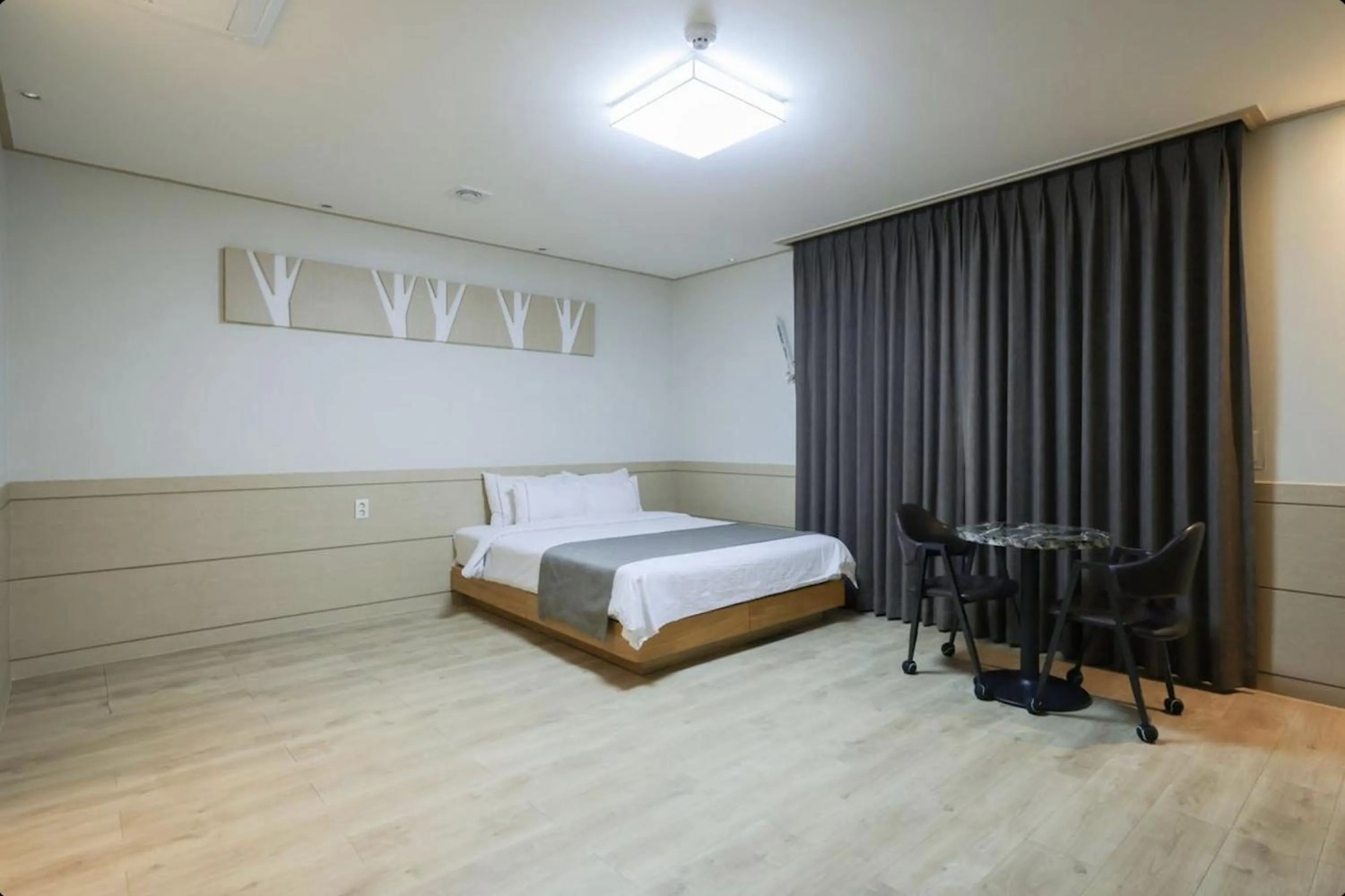 Bed in Yeosu Hotel Zava