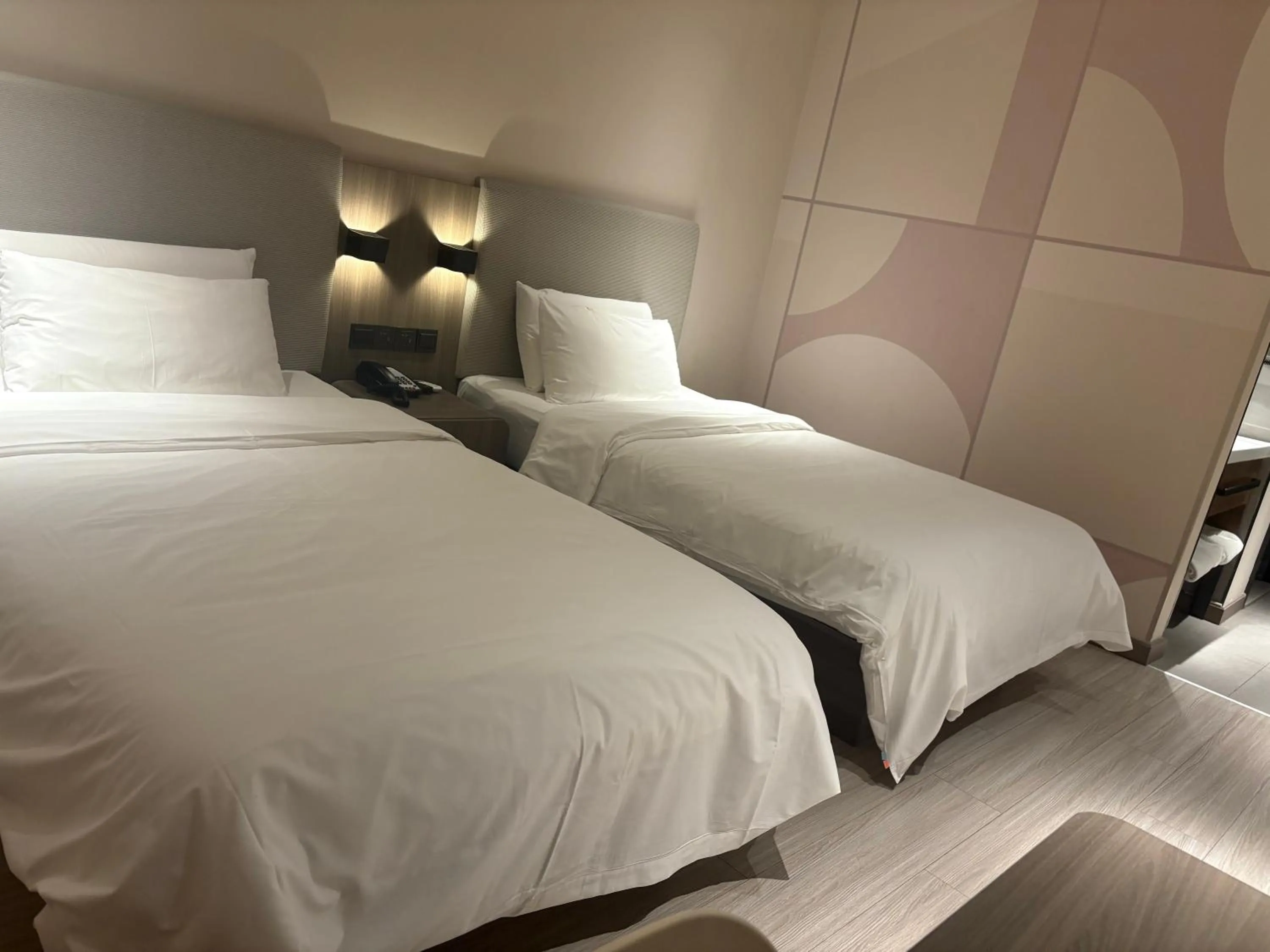 Bed in Hanting Beijing Chaoyang Railway Station Hotel