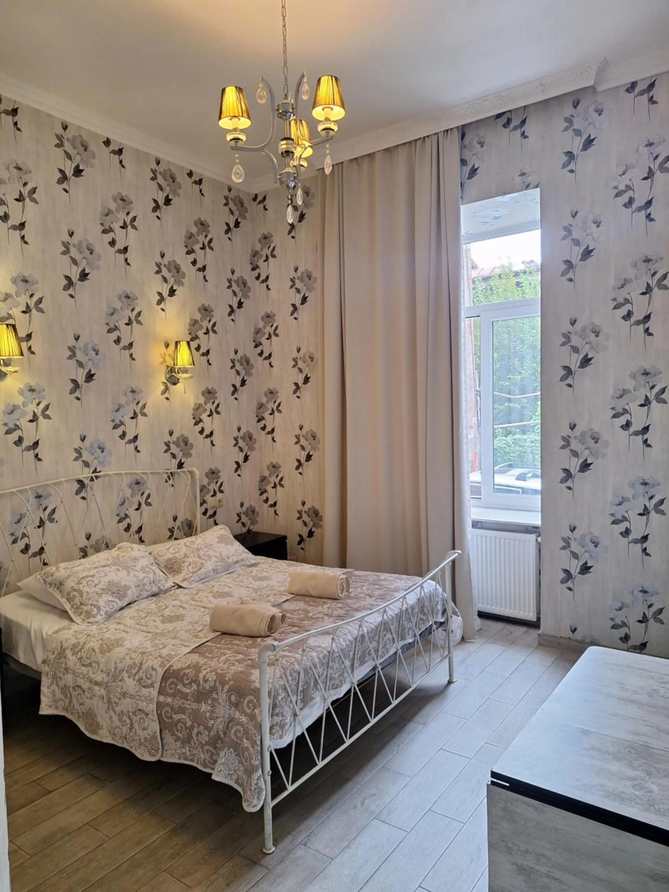 Bed in Old Tbilisi Apart-Hotel