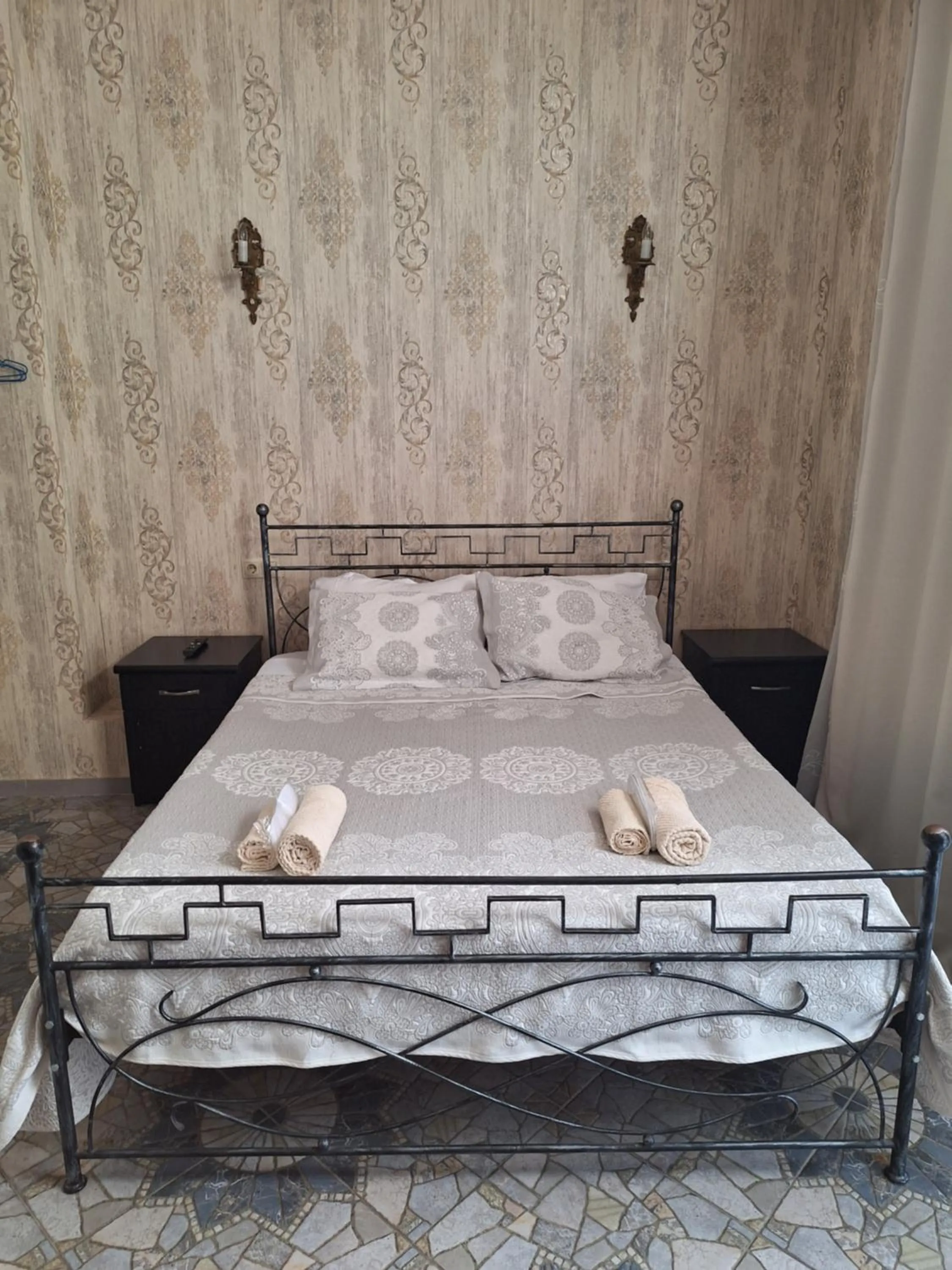 Bed in Old Tbilisi Apart-Hotel