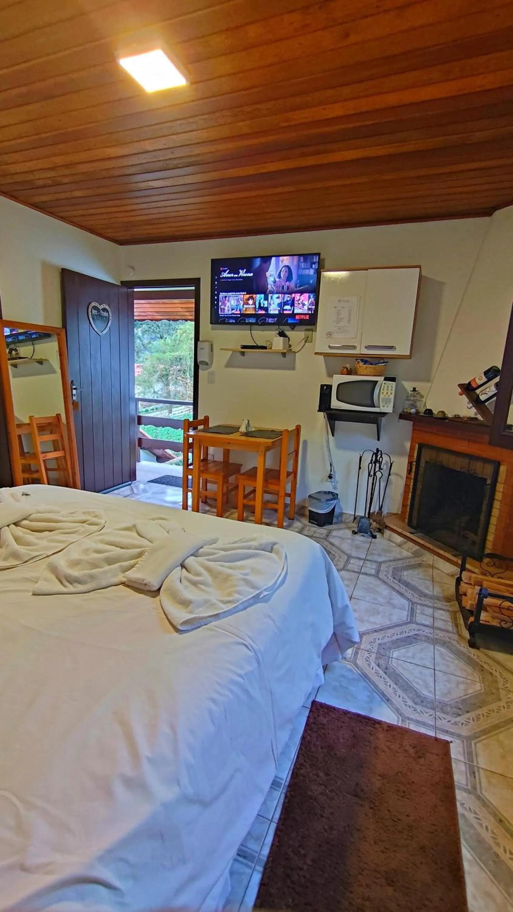 Bed in Chalés Leopoldo em Monte Verde